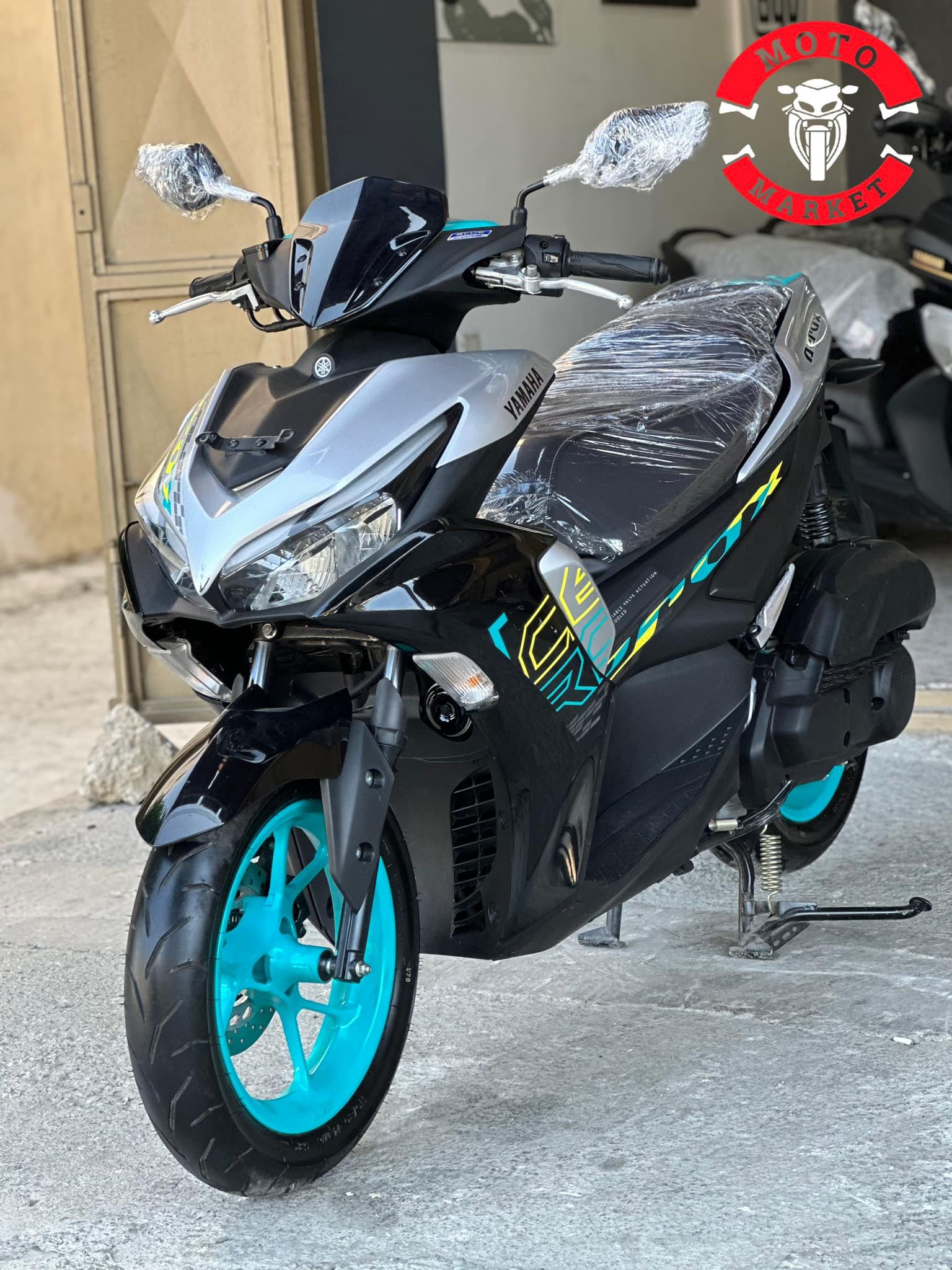 kilometrage motorbike aerox 155 scooter used 2021 sb image