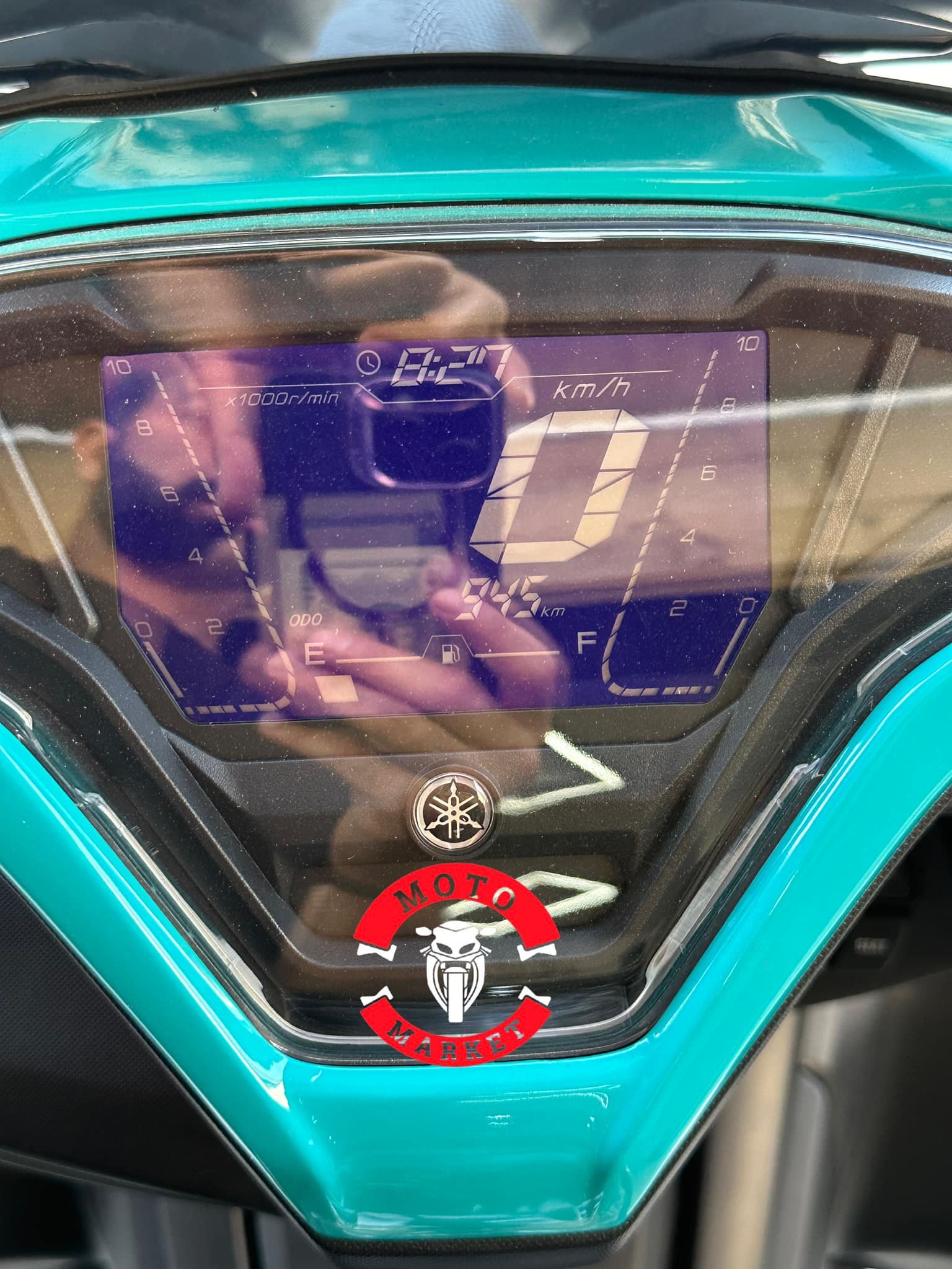 kilometrage motorbike aerox 155 scooter used 2021 sb image