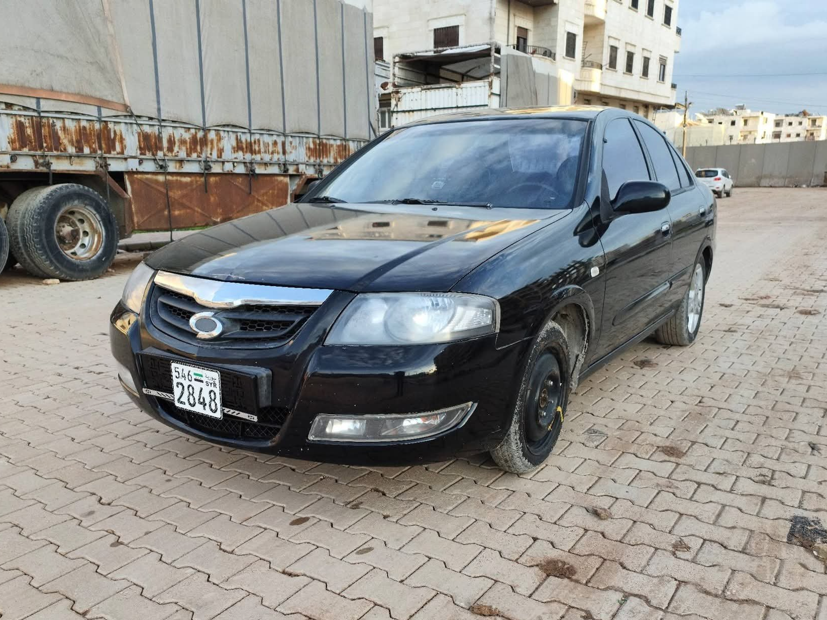 kilometrage car sale samsung sm 3 le sedan used 2008 aleppo ff card image