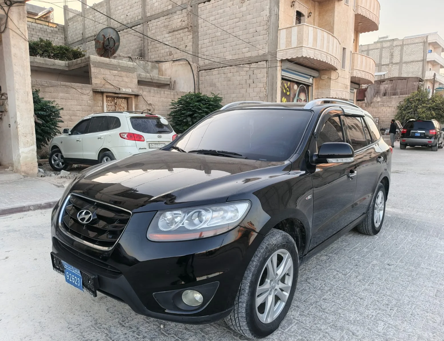 kilometrage car sale hyundai santa fe mlx suv used 2010 aleppo rf card image