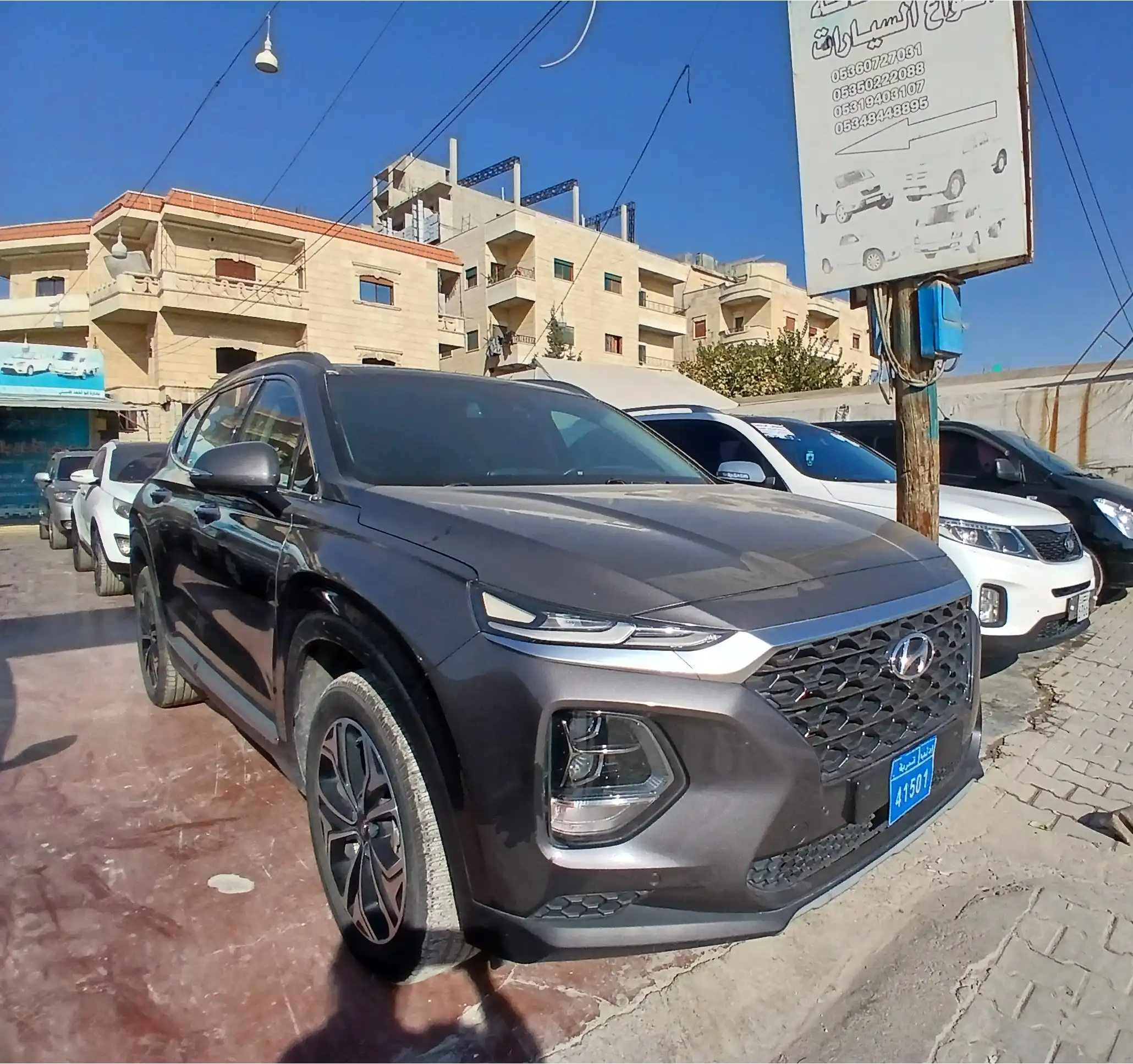 kilometrage car sale hyundai santa fe tm suv used 2020 aleppo po image