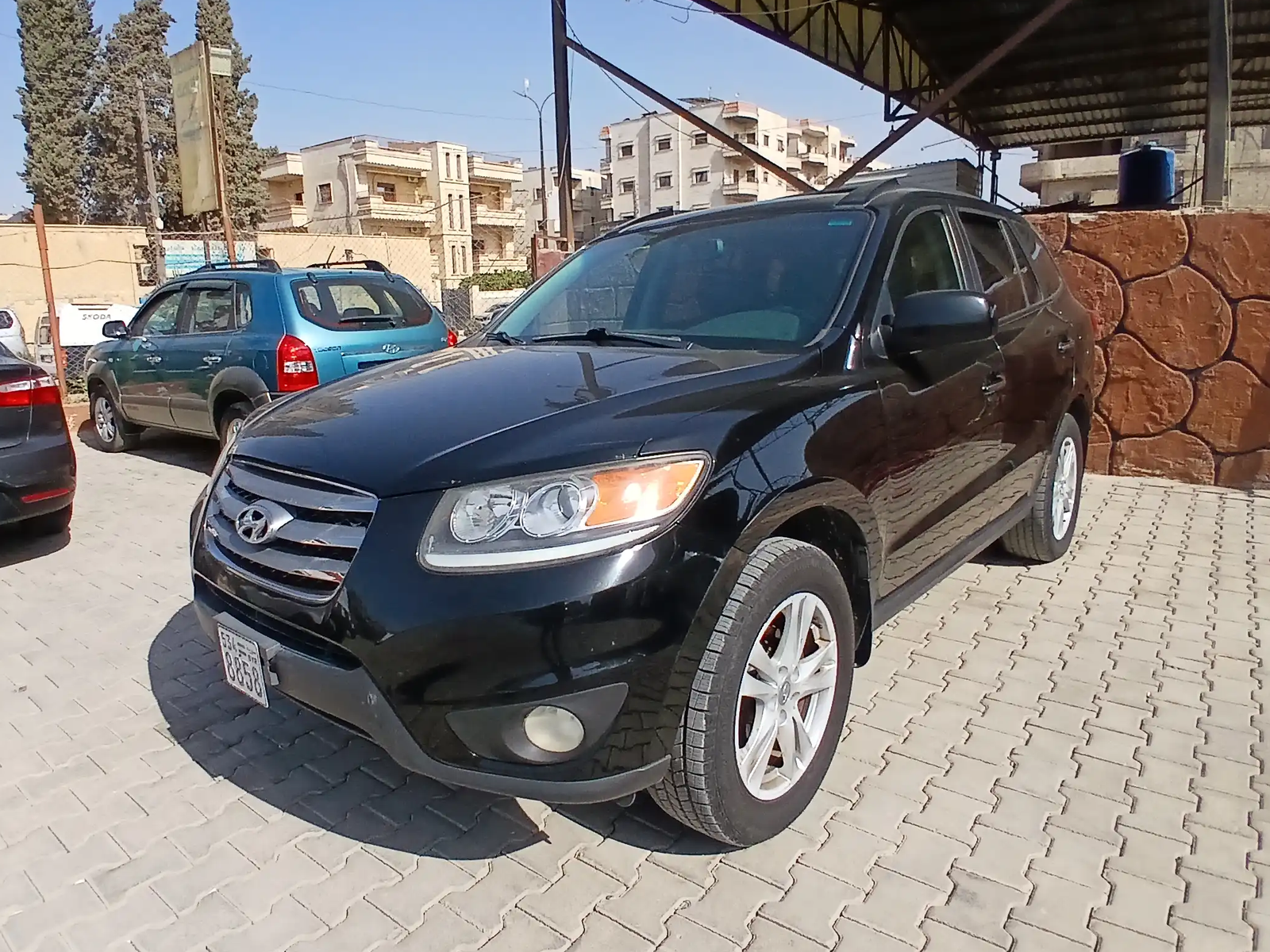 kilometrage car sale hyundai santa fe evgt suv used 2012 aleppo aj image