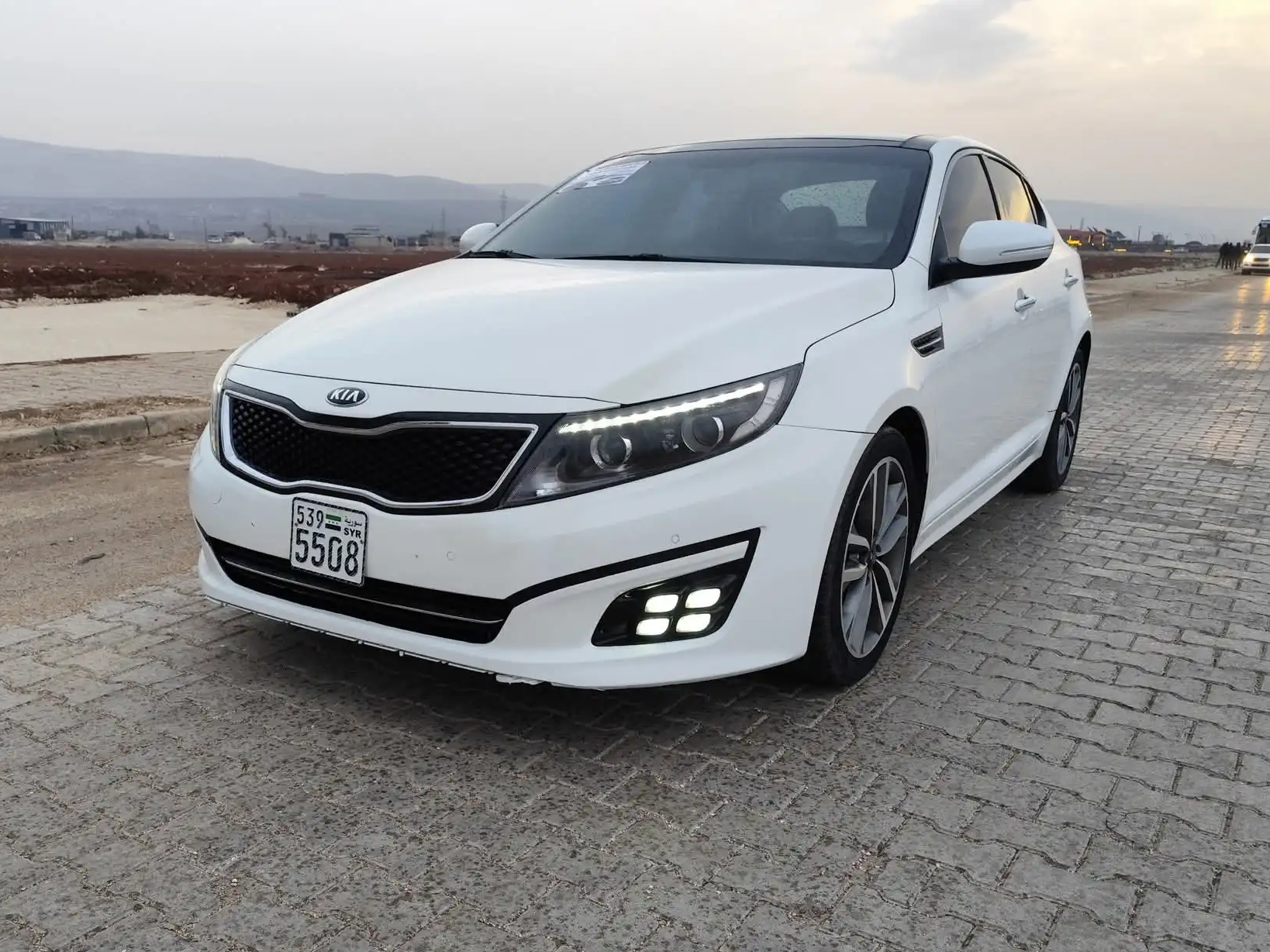 kilometrage car sale kia k5 standard sedan used 2014 aleppo me image