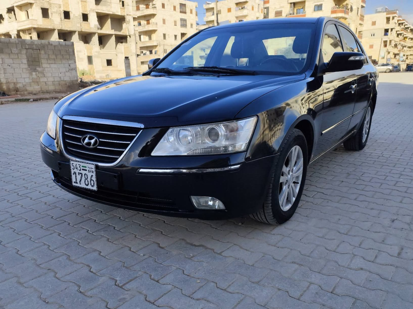 kilometrage car sale hyundai sonata standard sedan used 2009 aleppo vj card image