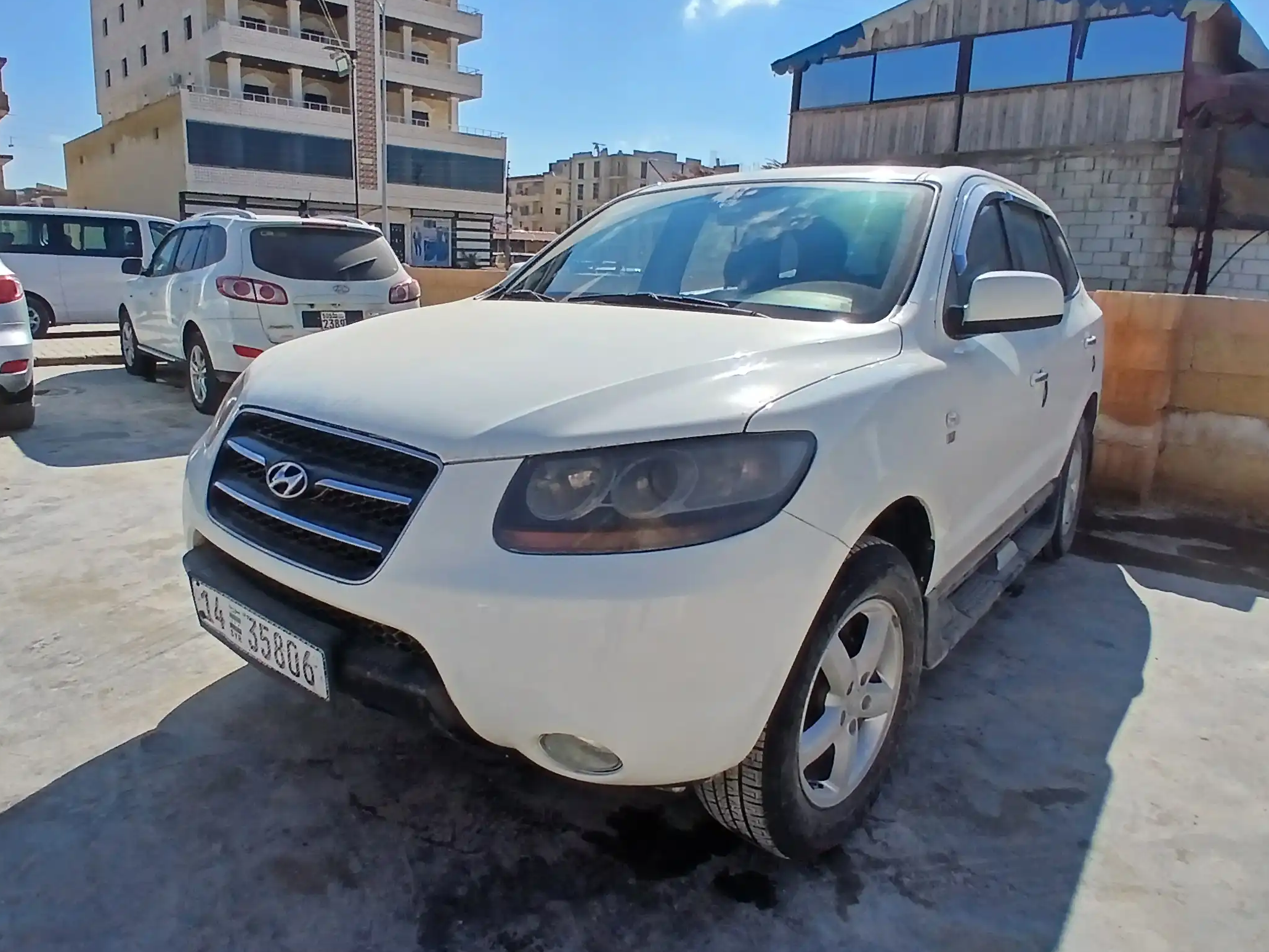 kilometrage car sale hyundai santa fe clx suv used 2008 aleppo hm image