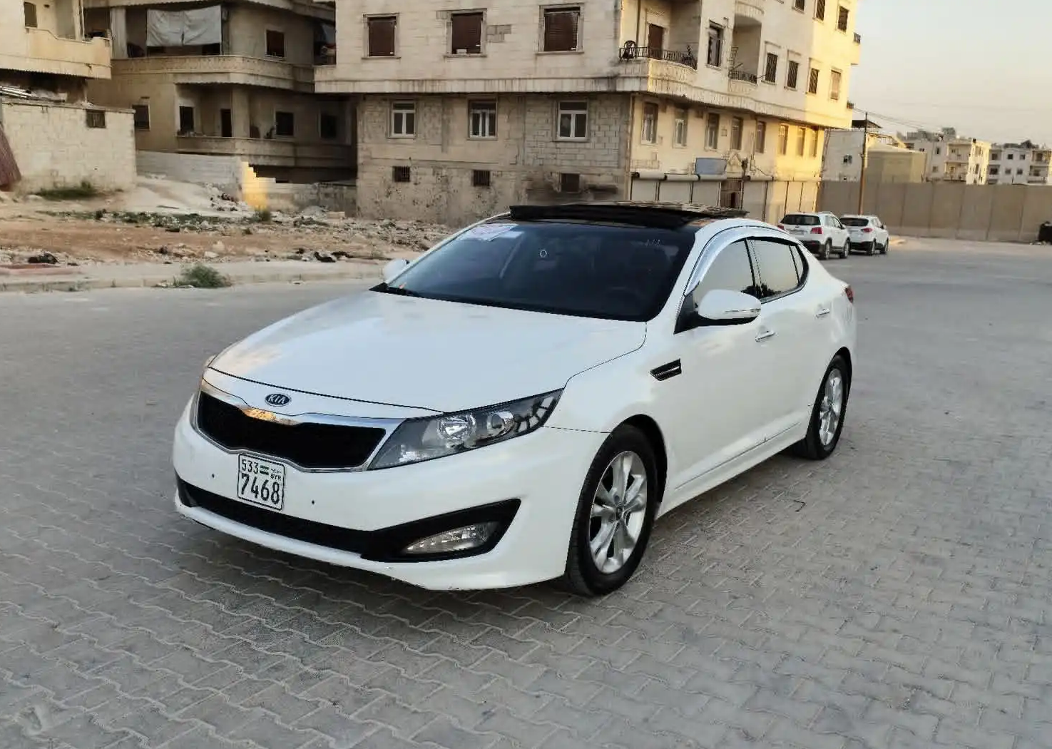 kilometrage car sale kia k5 standard sedan used 2012 aleppo co card image