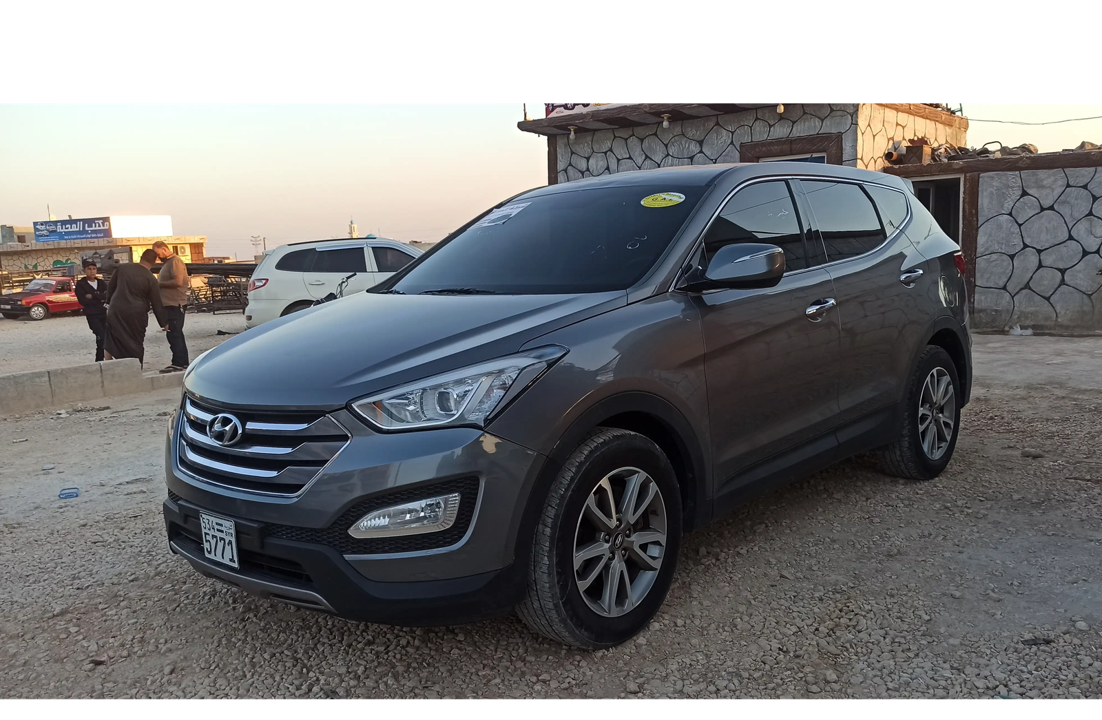 kilometrage car sale hyundai santa fe evgt suv used 2014 aleppo xn image