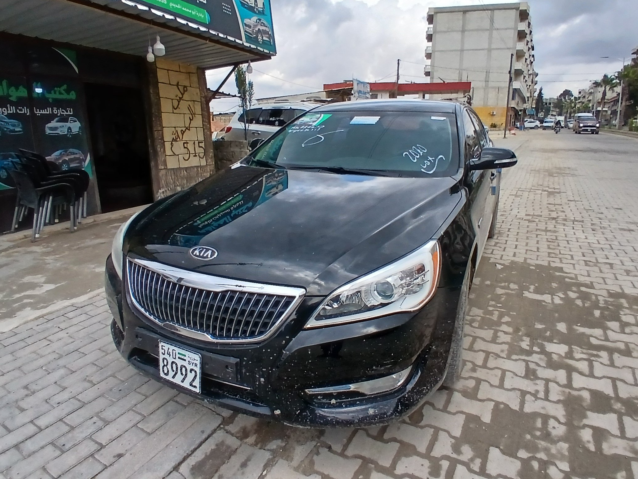 kilometrage car sale kia k7 standard sedan used 2010 aleppo iv card image