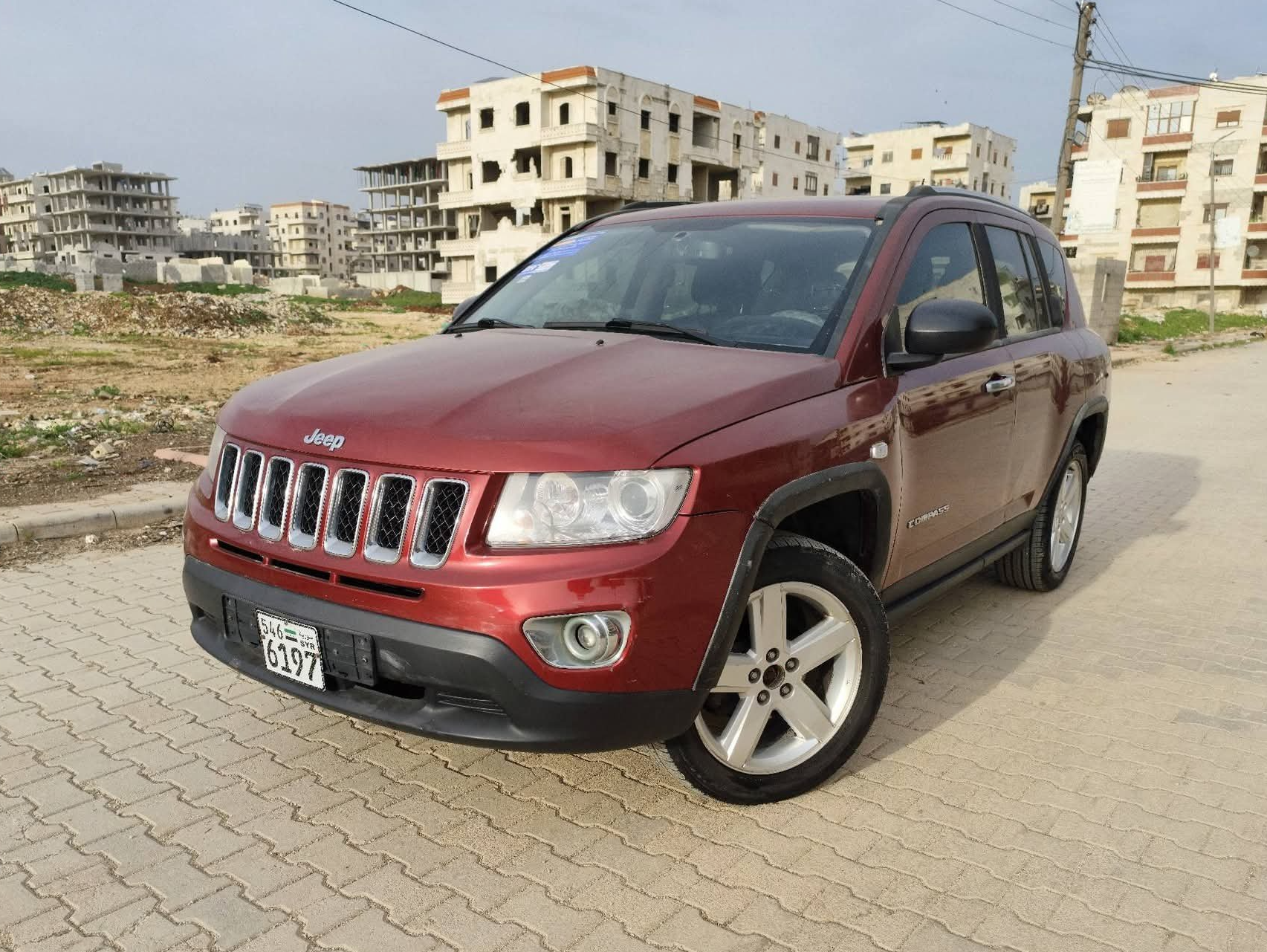 kilometrage car sale jeep compass standard sedan used 2012 aleppo zg card image