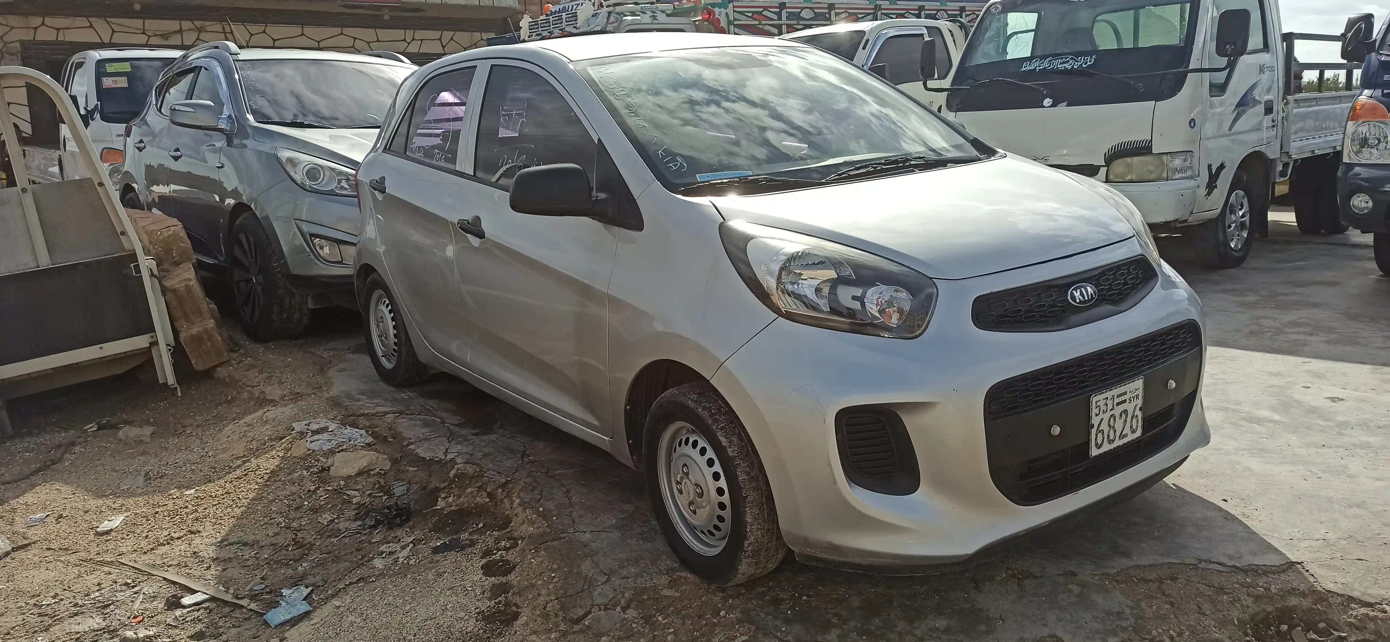 kilometrage car sale kia morning standard sedan used 2016 aleppo bv image