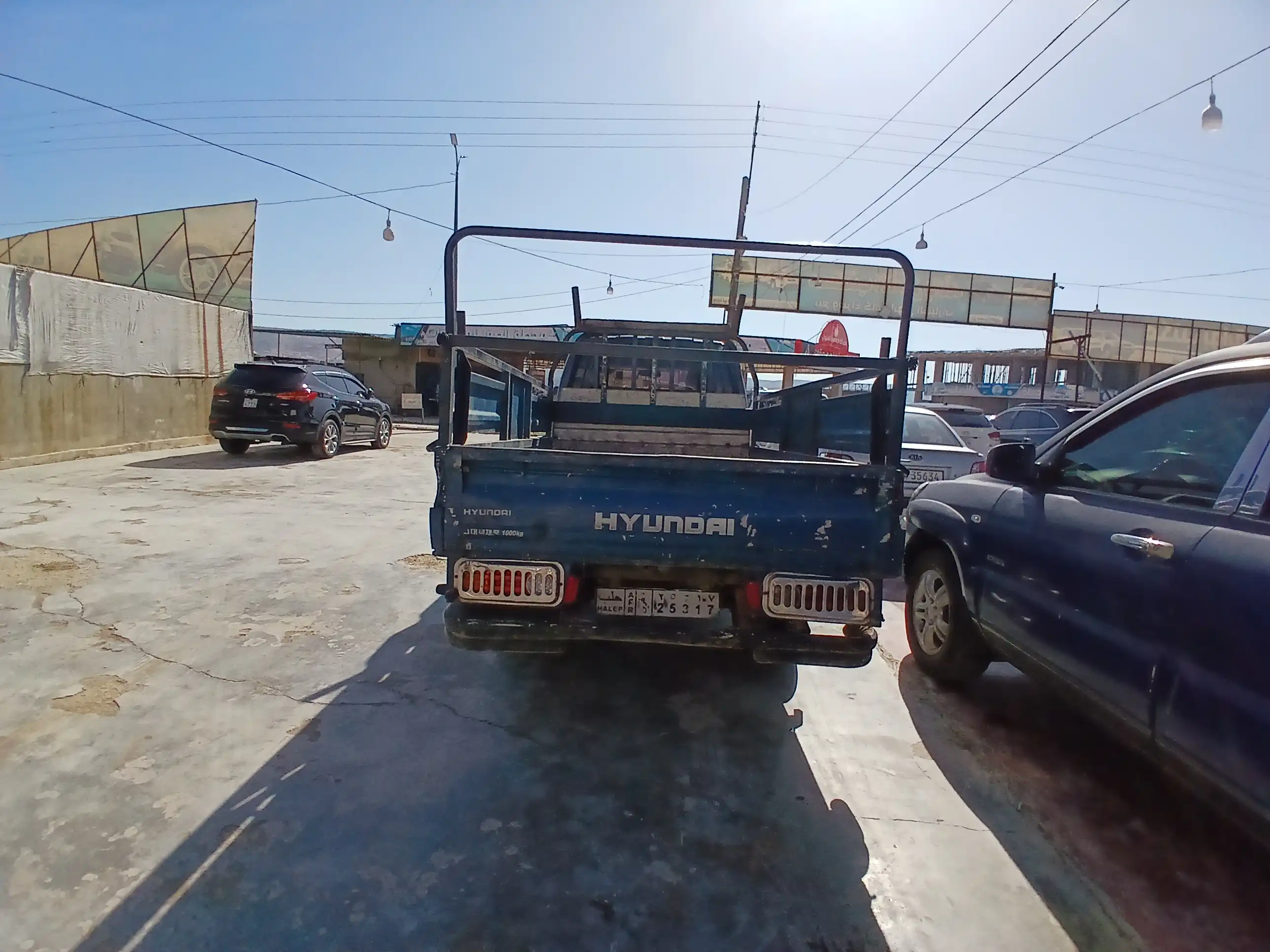 kilometrage car sale hyundai porter ii 2 crdi cargo truck used 2005 aleppo om image