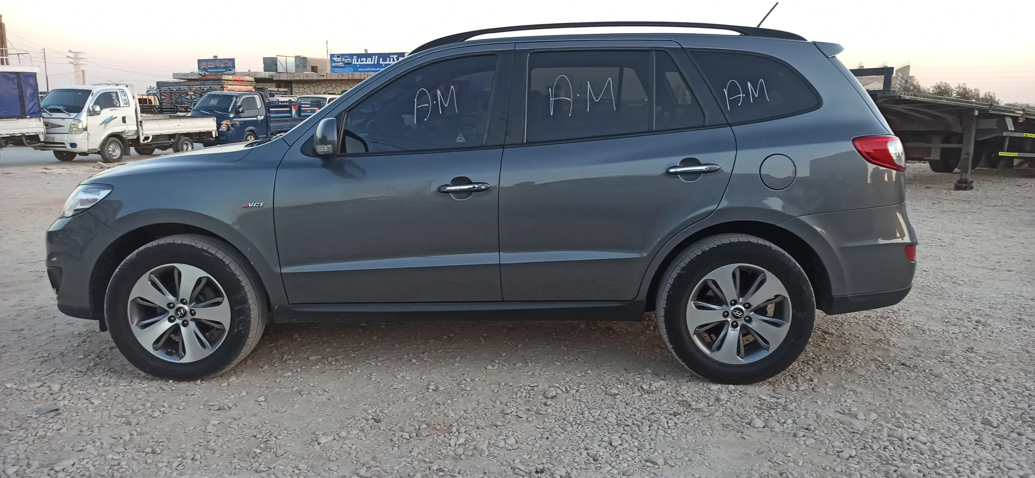 kilometrage car sale hyundai santa fe slx suv used 2012 aleppo pv image
