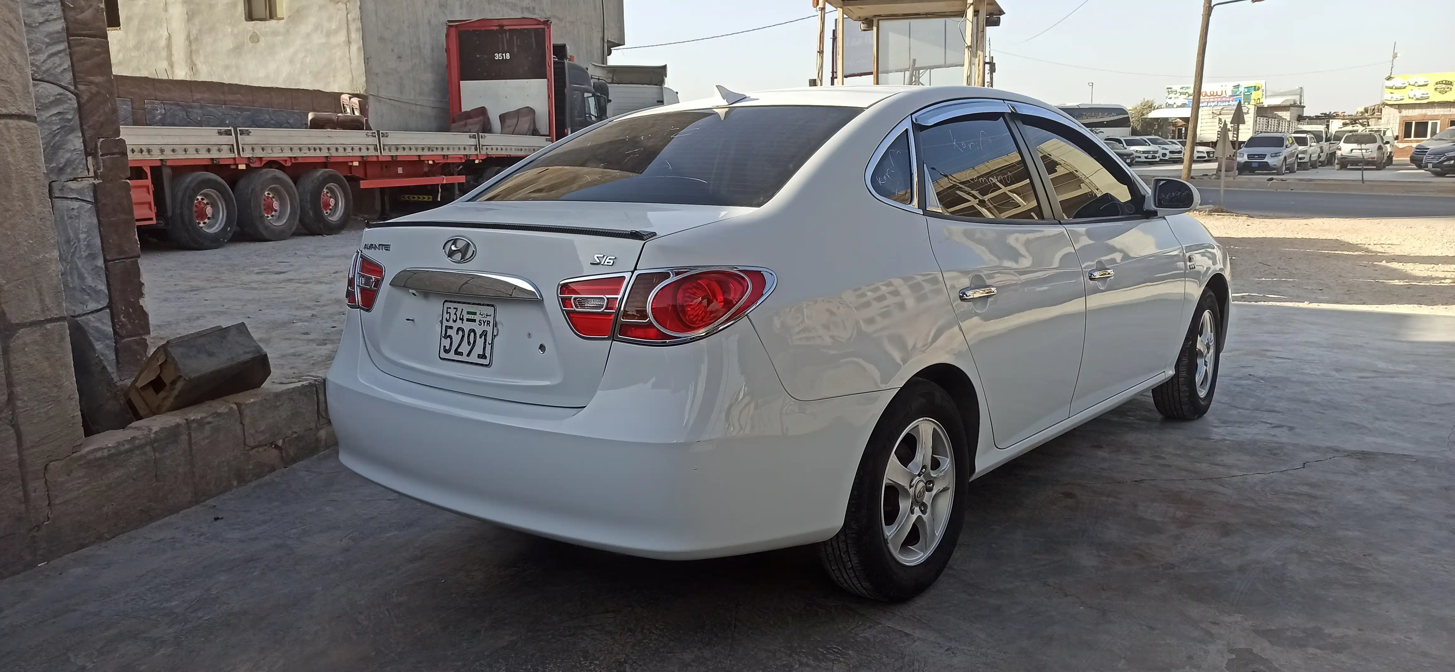 kilometrage car sale hyundai avante standard sedan used 2007 aleppo wn image