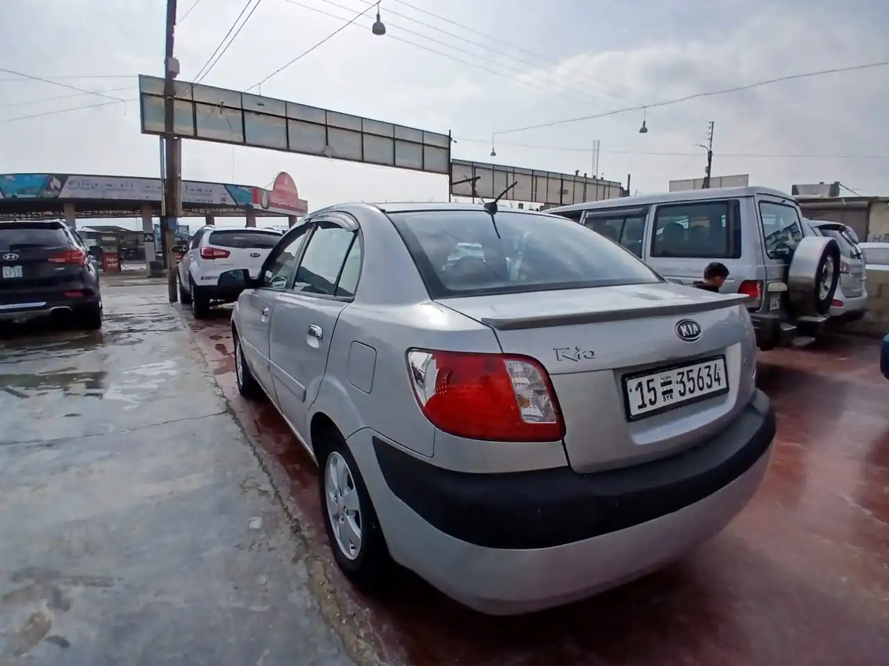 kilometrage car sale kia rio s sedan 2011 aleppo vu image