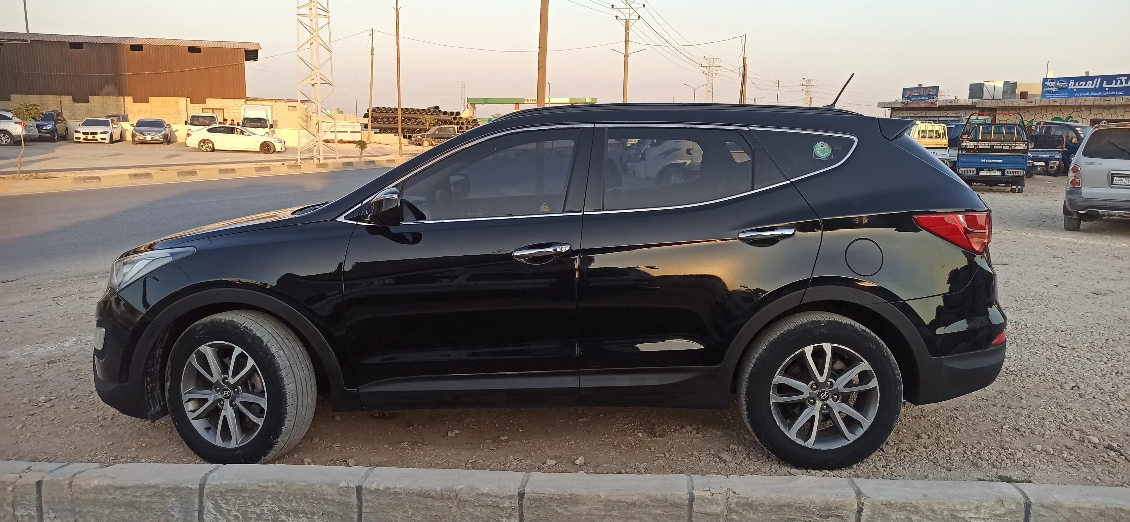 kilometrage car sale hyundai santa fe evgt suv used 2013 aleppo za image