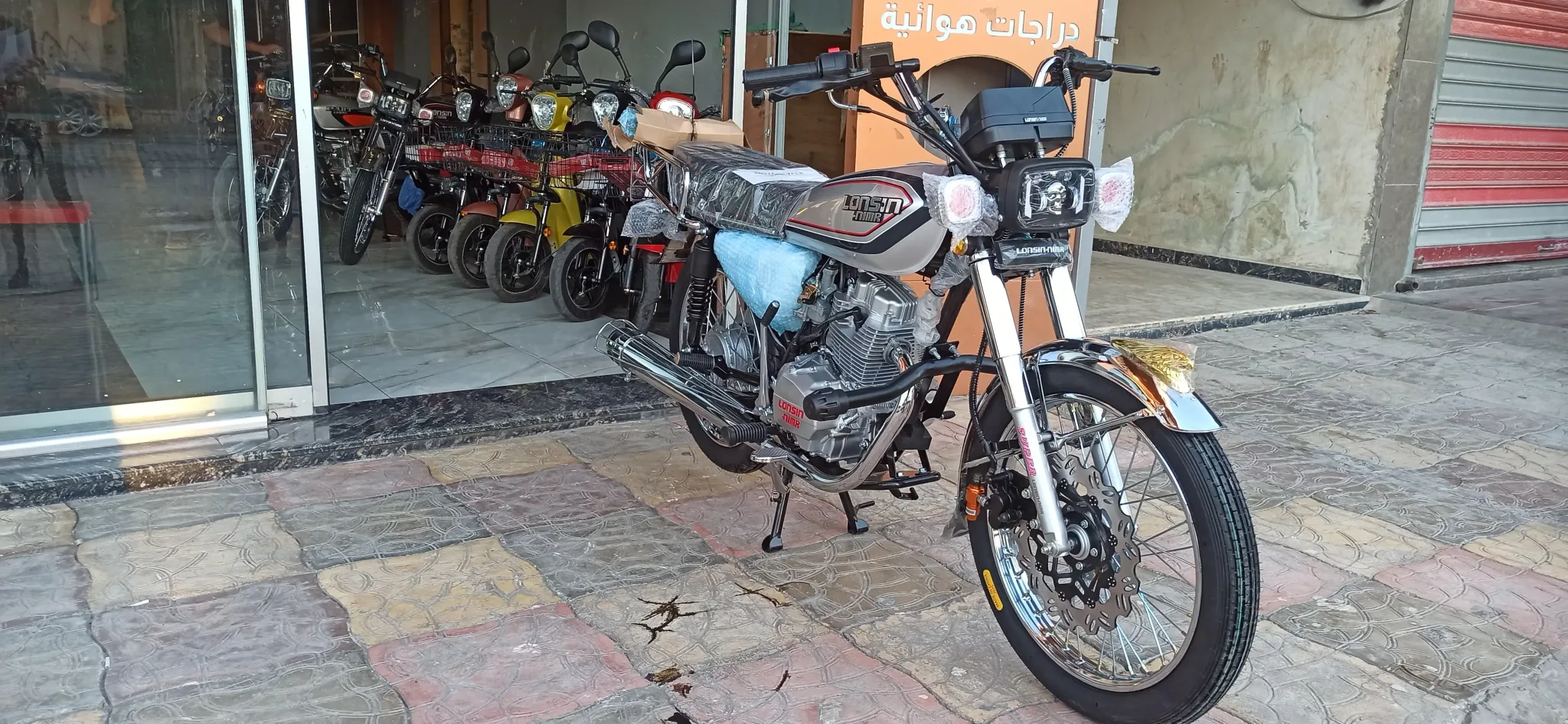 kilometrage motorbike loncin cg 150 commercial new 2025 aleppo as image