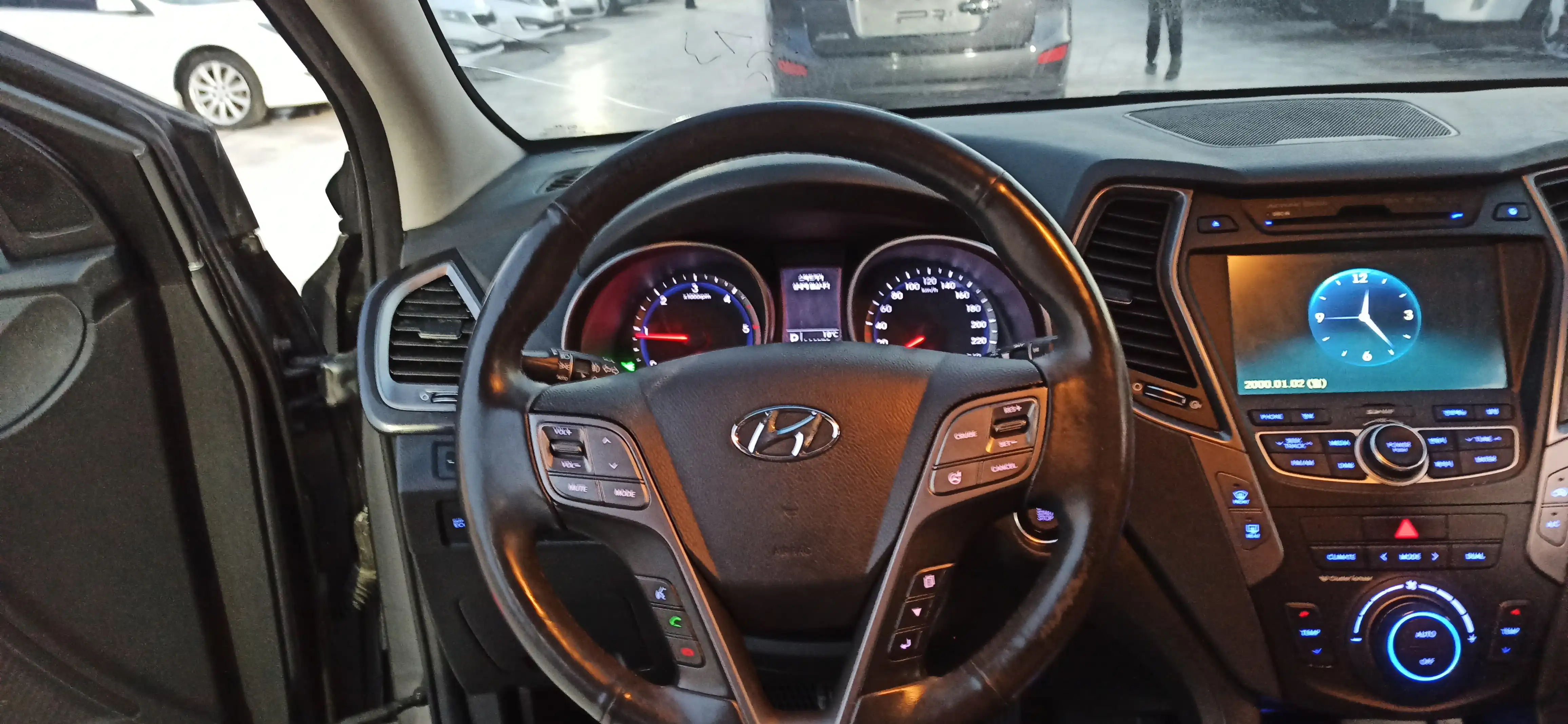 kilometrage car sale hyundai santa fe evgt suv used 2013 aleppo mr image