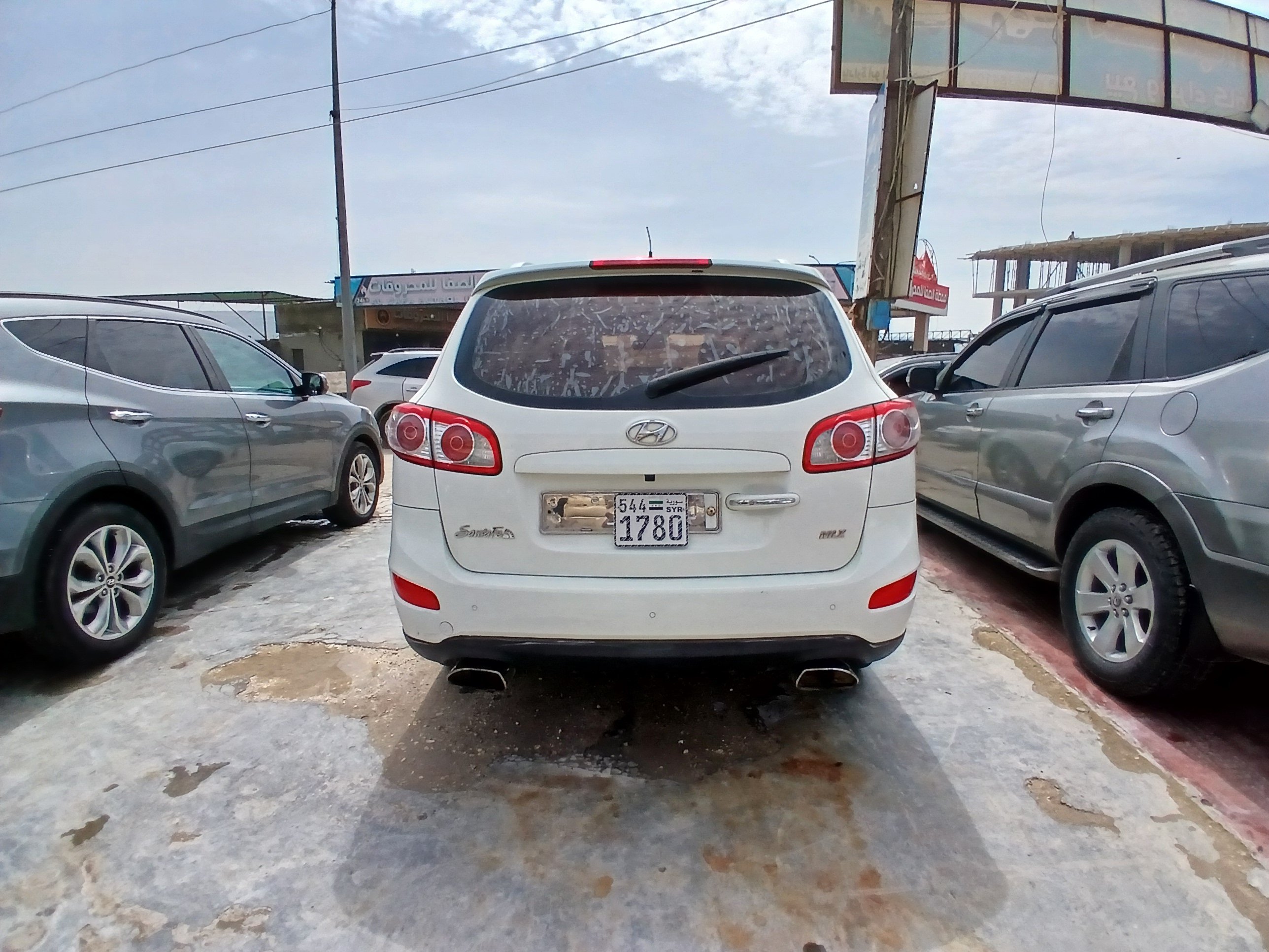 kilometrage car sale hyundai santa fe mlx suv used 2010 aleppo bh image