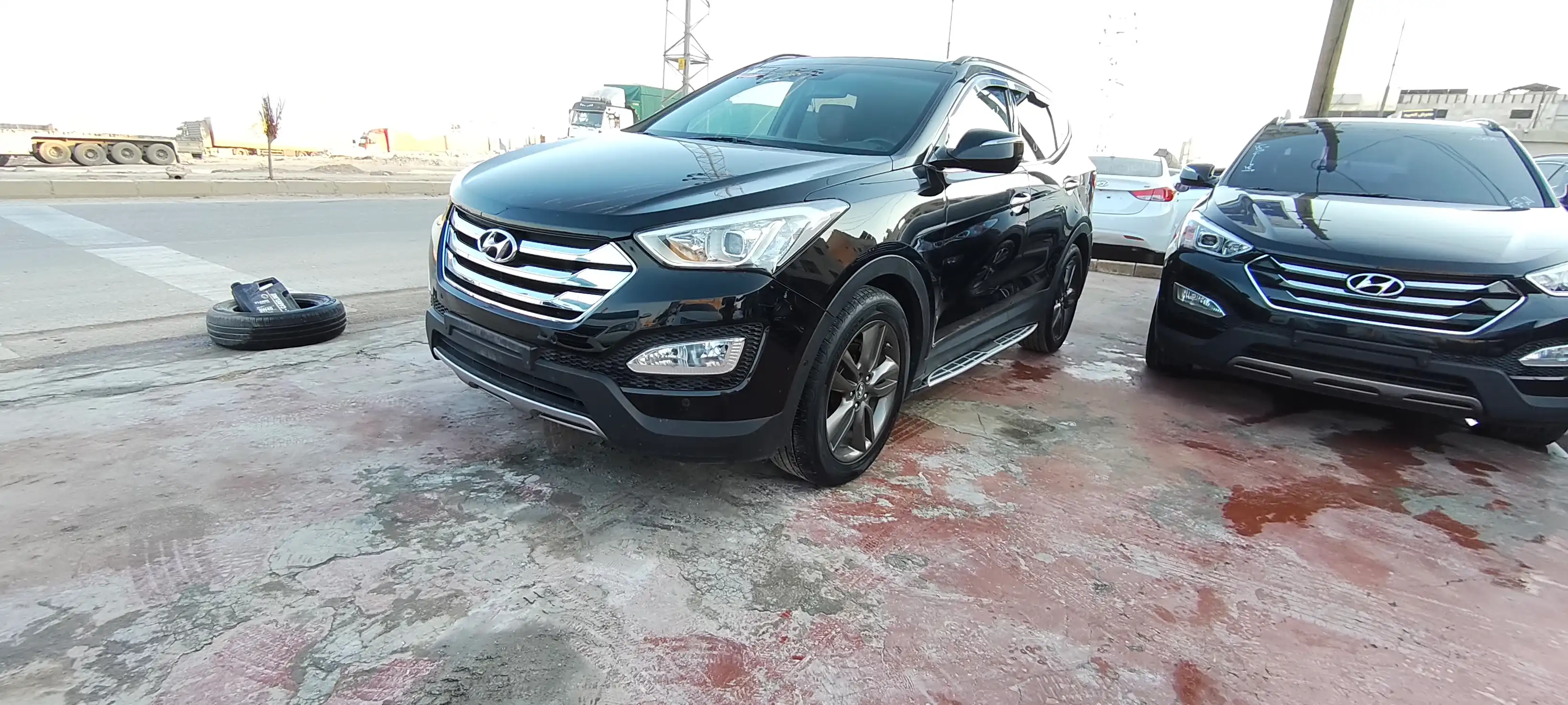 kilometrage car sale hyundai santa fe evgt suv used 2013 aleppo st card image