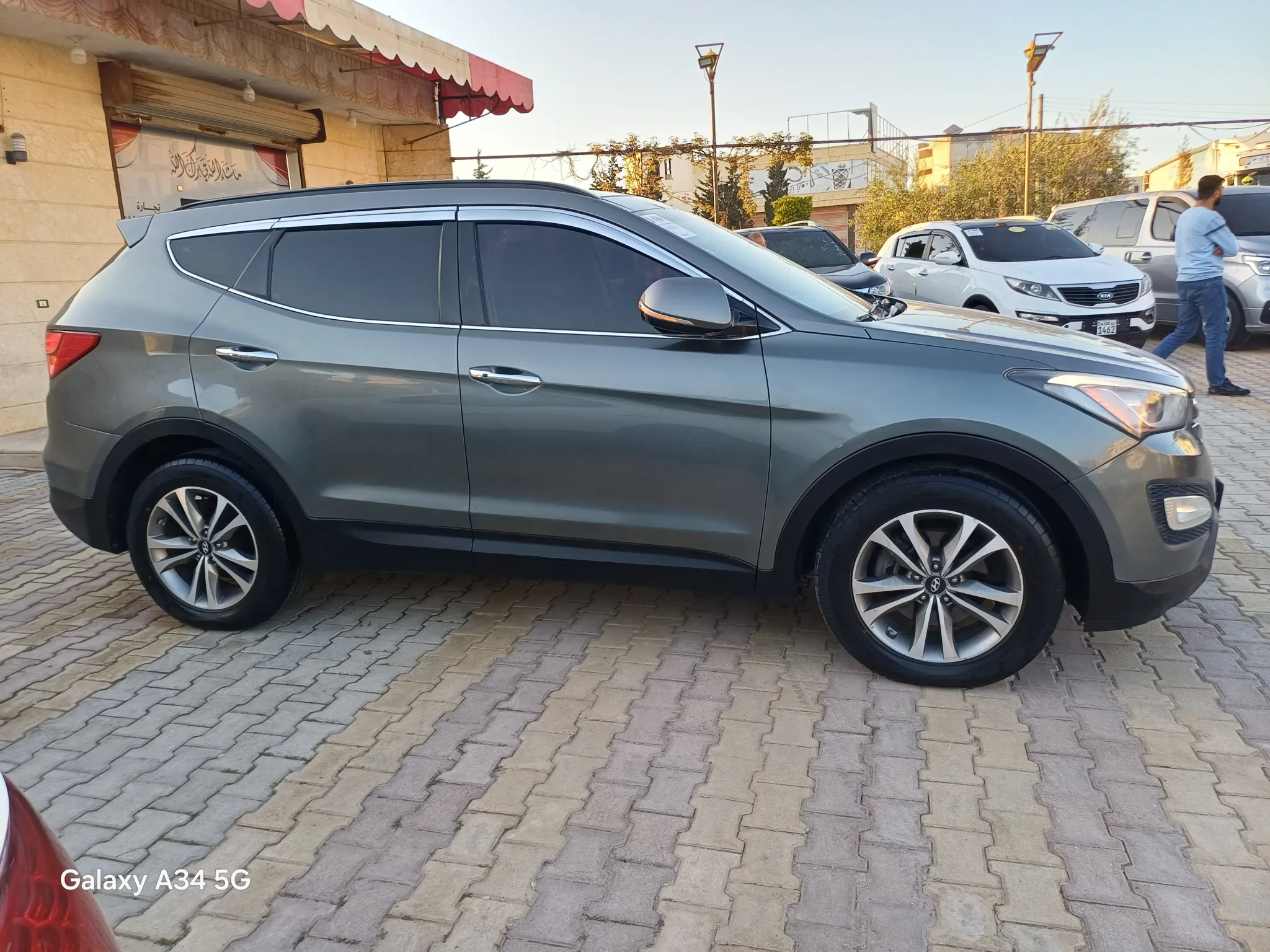 kilometrage car sale hyundai santa fe evgt suv used 2014 aleppo jq image