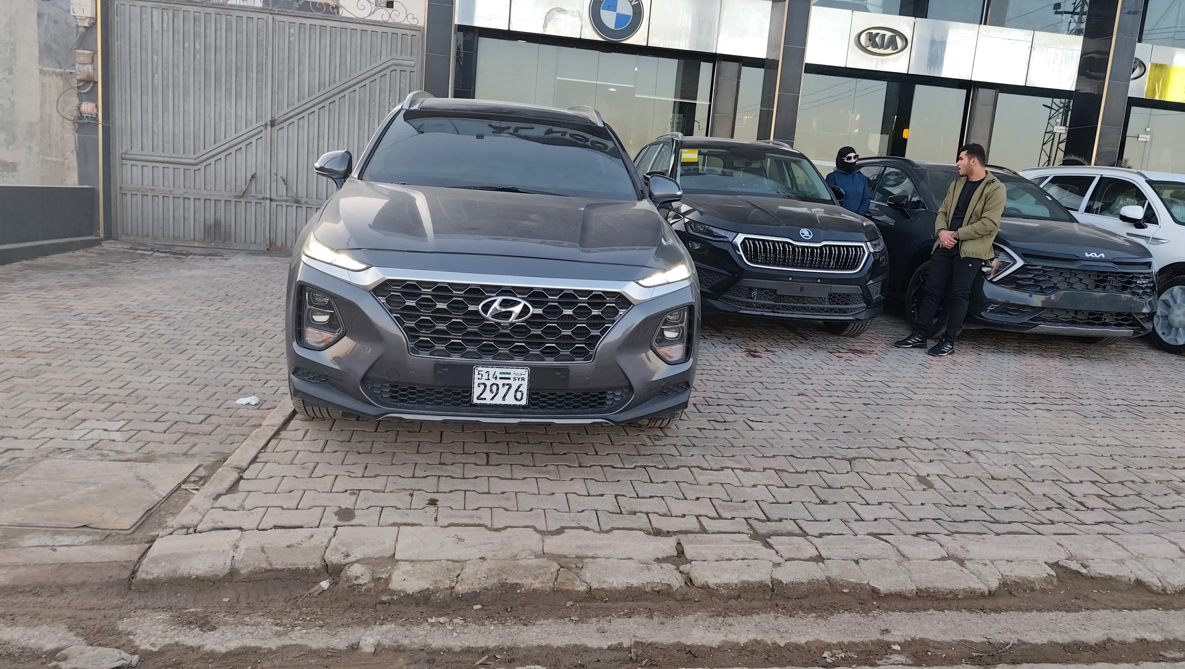 kilometrage car sale hyundai santa fe 2 2 d suv used 2019 aleppo hu image