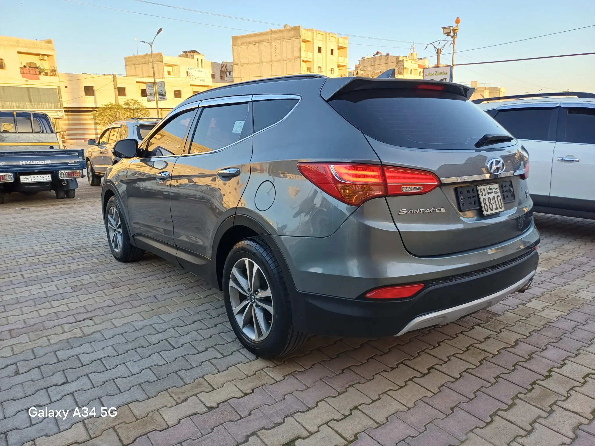 kilometrage car sale hyundai santa fe evgt suv used 2014 aleppo jq image