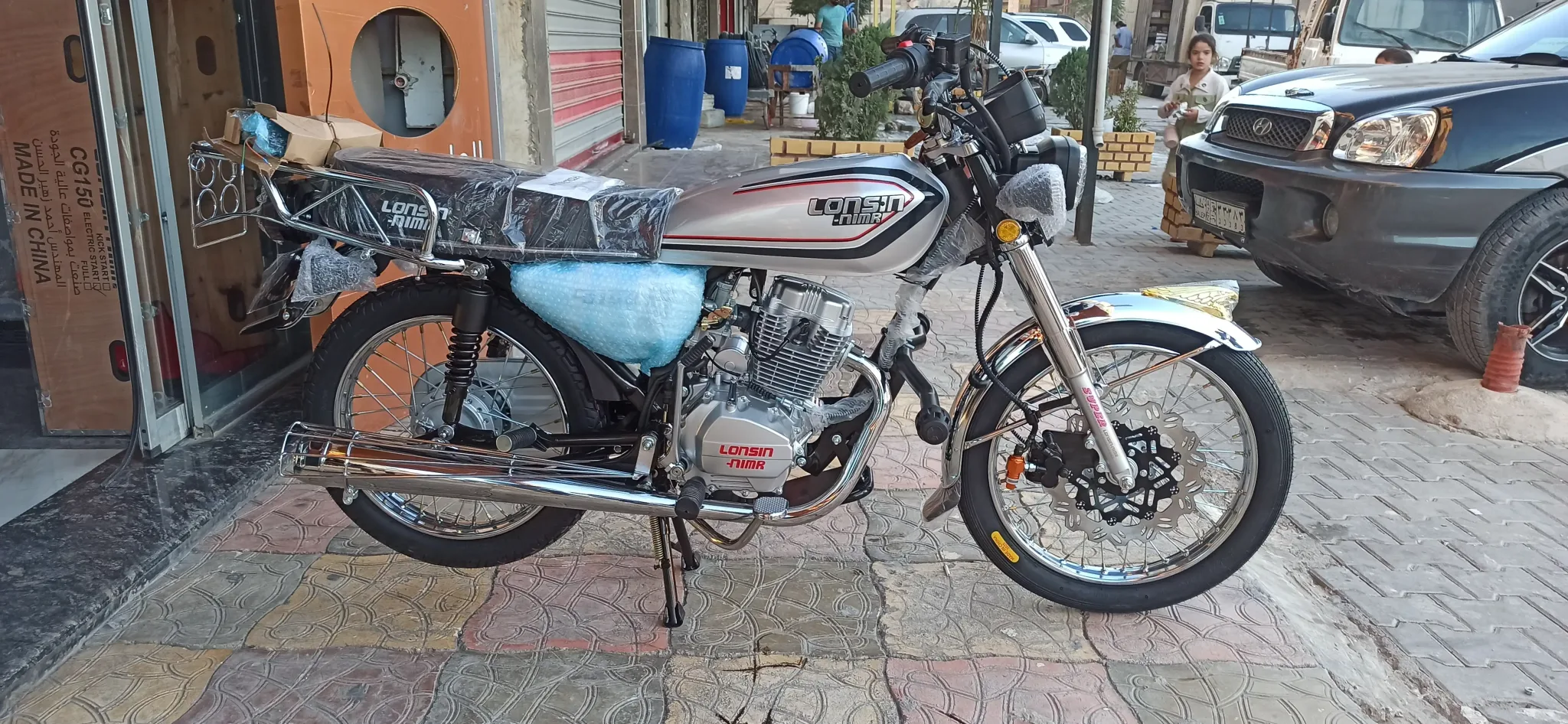 kilometrage motorbike loncin cg 150 commercial new 2025 aleppo as image