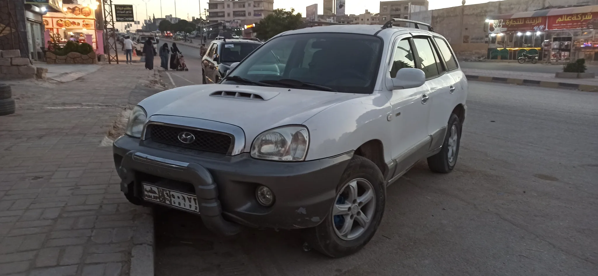kilometrage car sale hyundai santa fe 2 2 d suv used 2001 aleppo ur card image