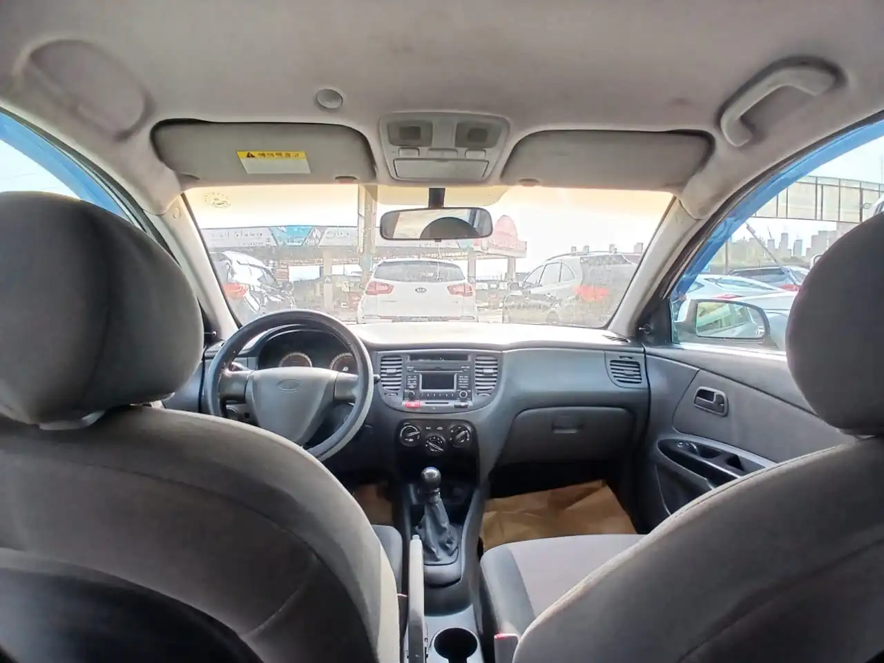 kilometrage car sale kia rio s sedan 2011 aleppo vu image