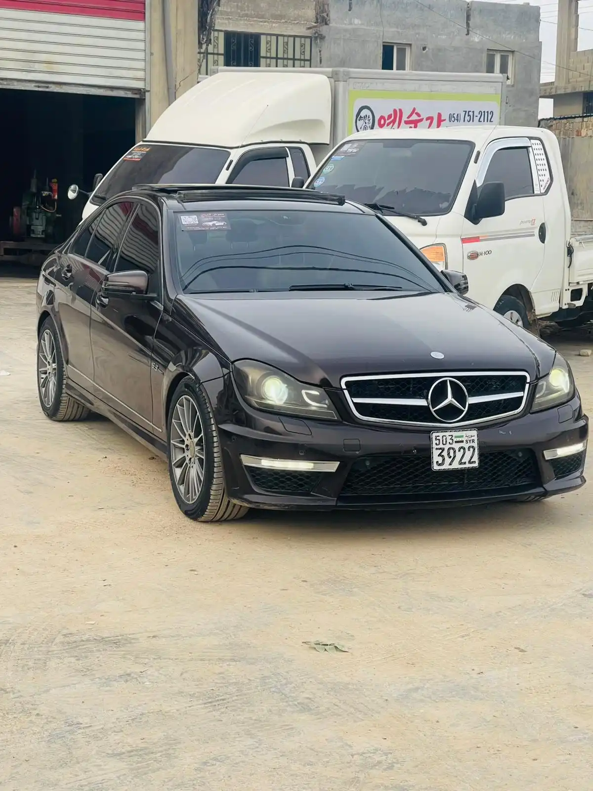 kilometrage car sale mercedes c class c63 amg sedan used 2013 aleppo vn image