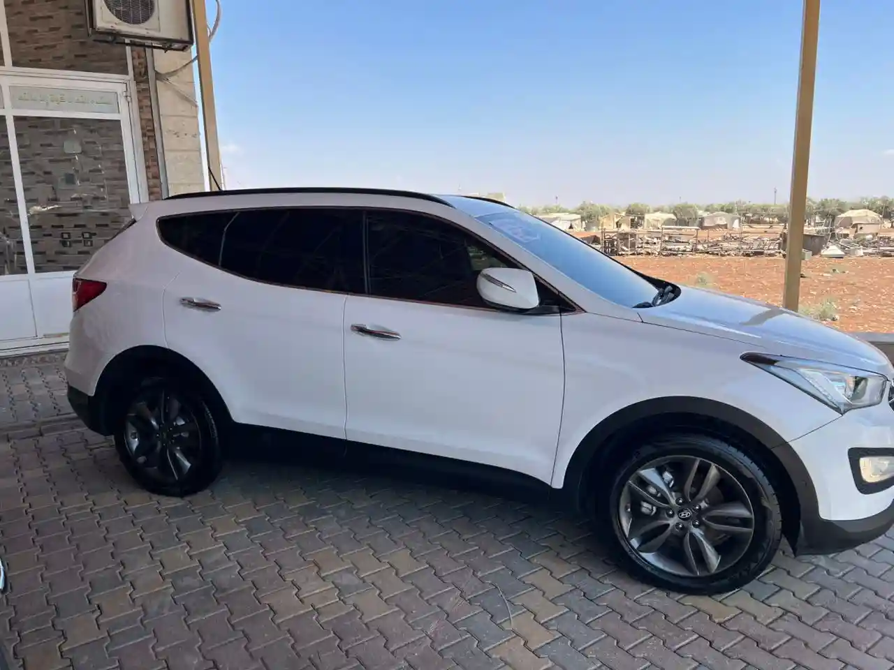 kilometrage car sale hyundai santa fe evgt suv 2014 aleppo wv image