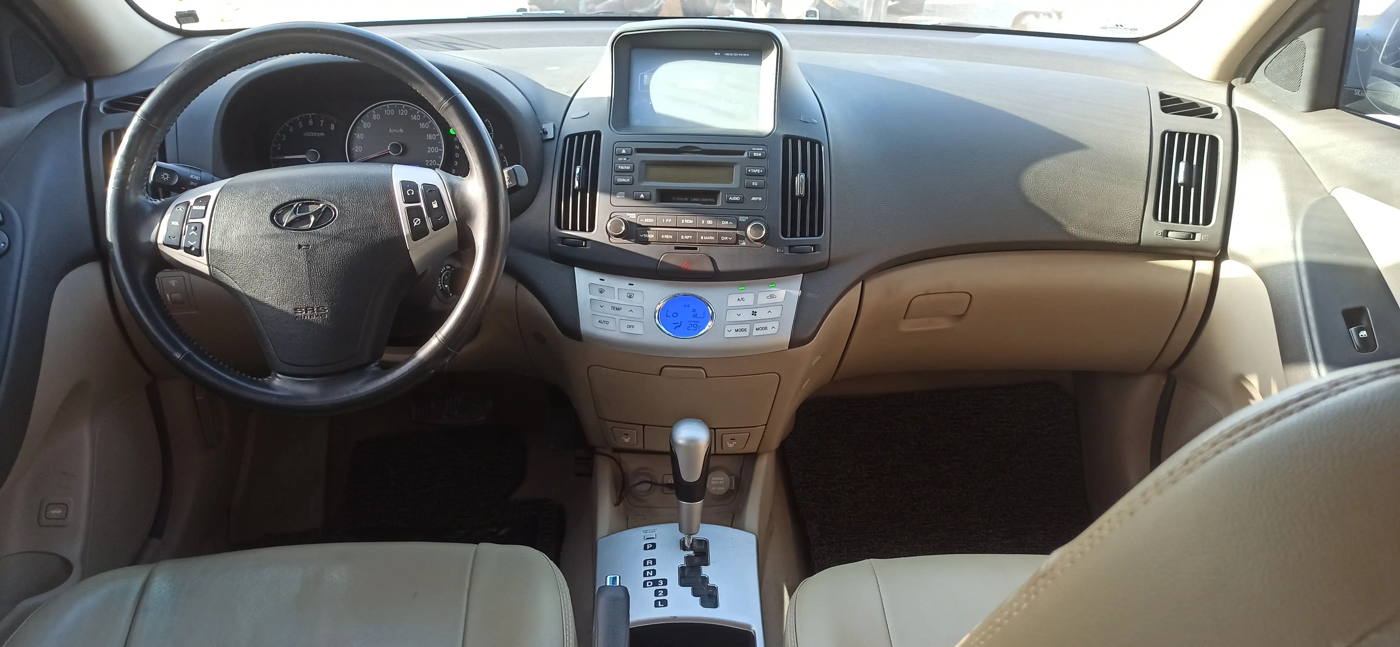 kilometrage car sale hyundai avante standard sedan used 2007 aleppo wn image