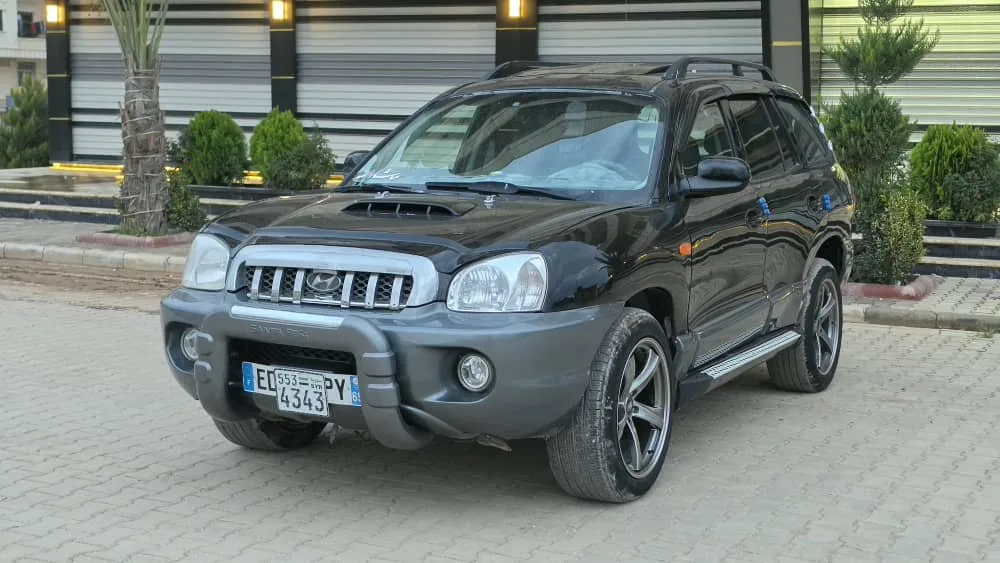kilometrage car sale hyundai santa fe sport suv used 2003 aleppo bq card image