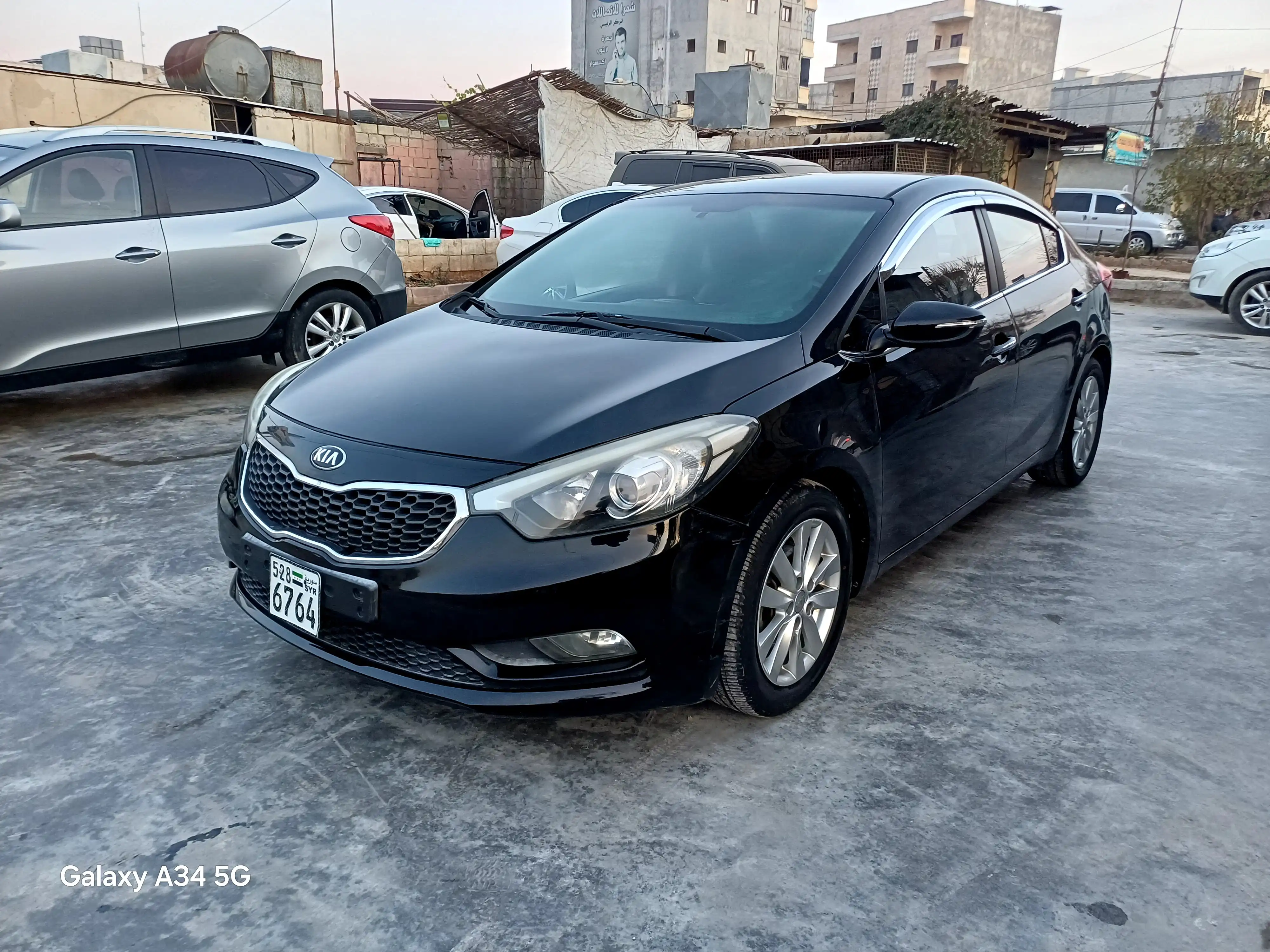kilometrage car rent kia k3 lx sedan used 2014 aleppo ot card image