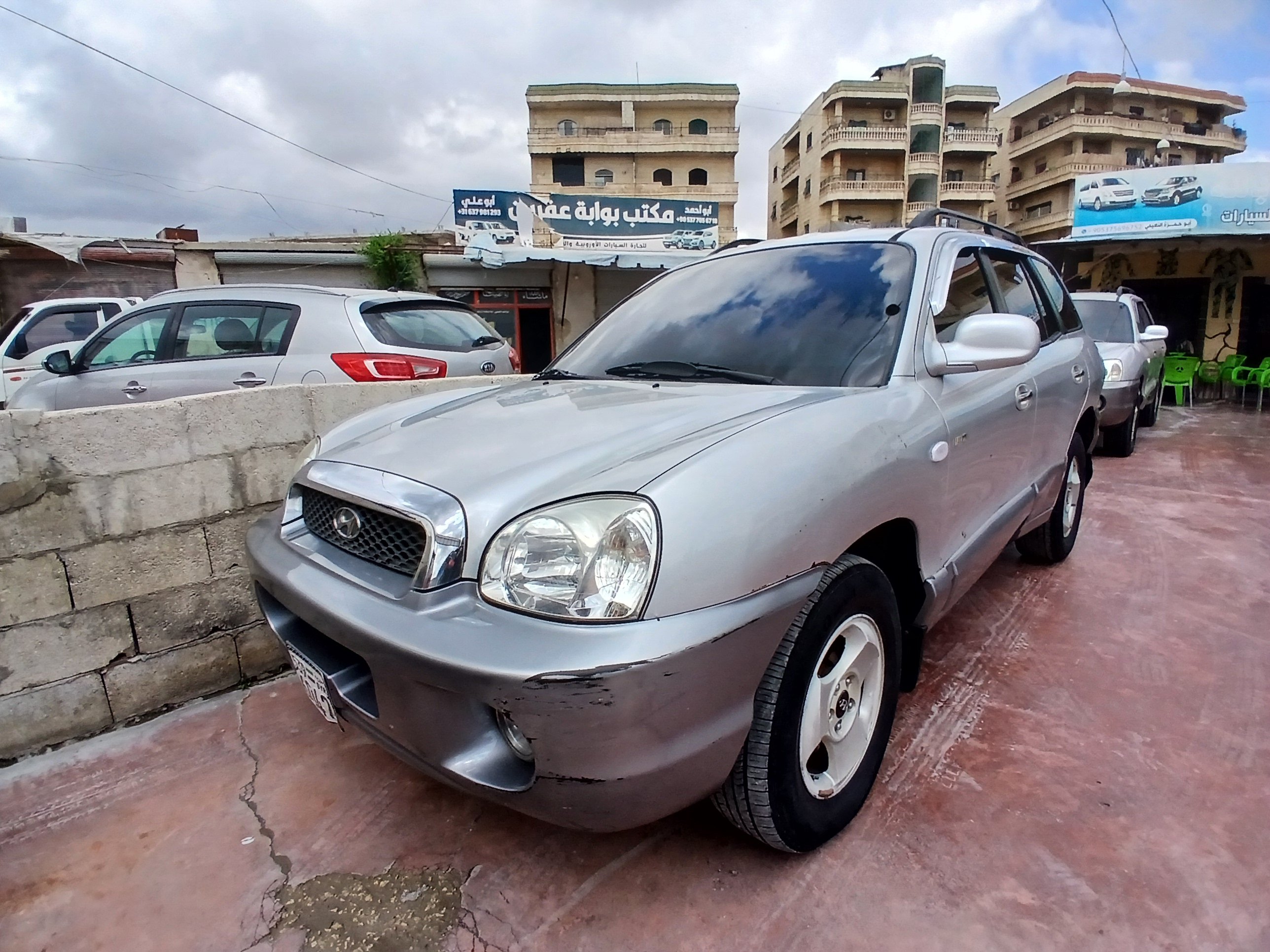 kilometrage car sale hyundai santa fe gold suv used 2004 aleppo ti image