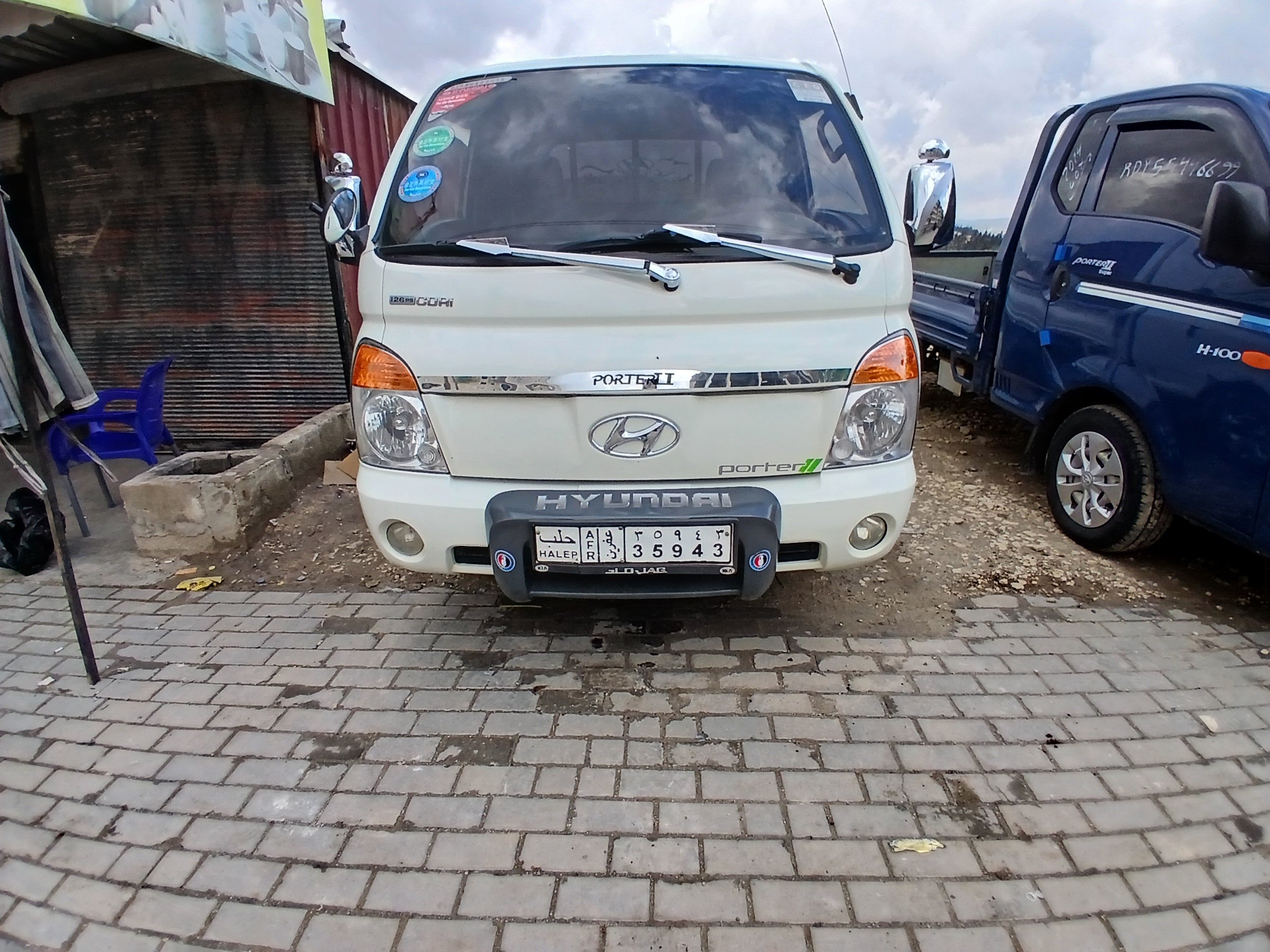 kilometrage car sale hyundai porter ii 2 crdi cargo truck used 2009 aleppo sp image