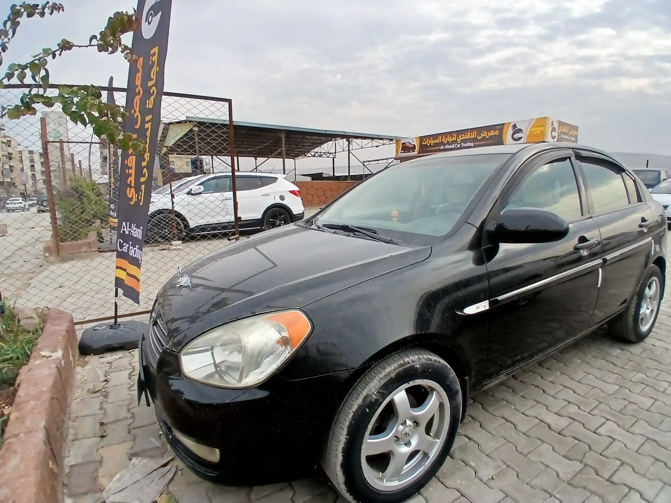 kilometrage car sale hyundai accent standard sedan used 2007 aleppo hi image
