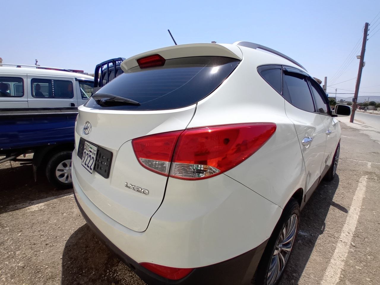 kilometrage car sale hyundai tucson lx20 evgt suv used 2010 aleppo mz image