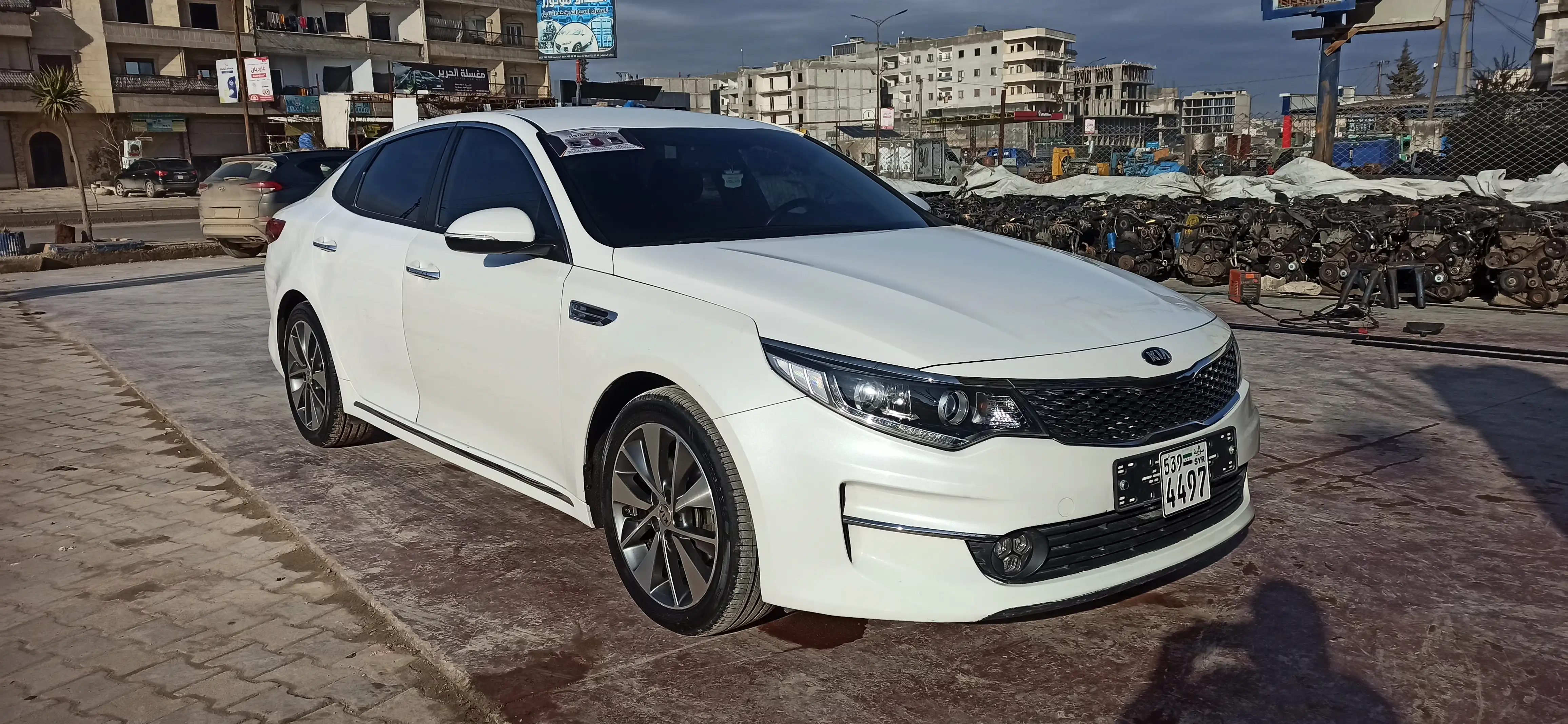 kilometrage car sale kia k5 standard sedan used 2017 aleppo td image