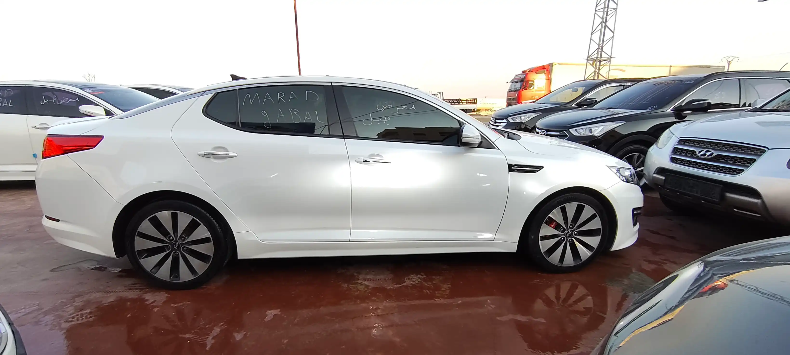 kilometrage car sale kia k5 standard sedan used 2011 aleppo qv image