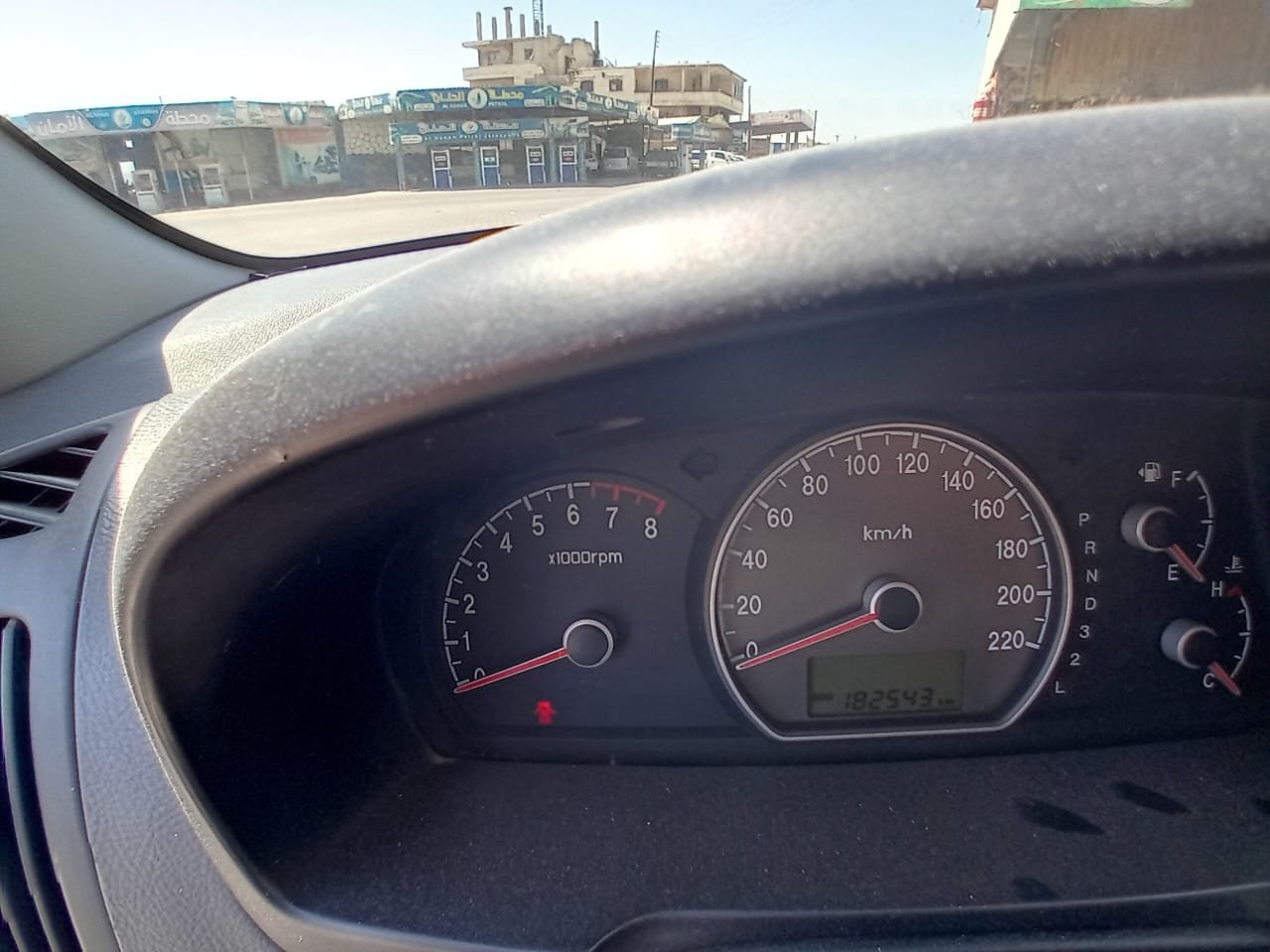 kilometrage car sale hyundai avante standard sedan used 2007 aleppo pf image