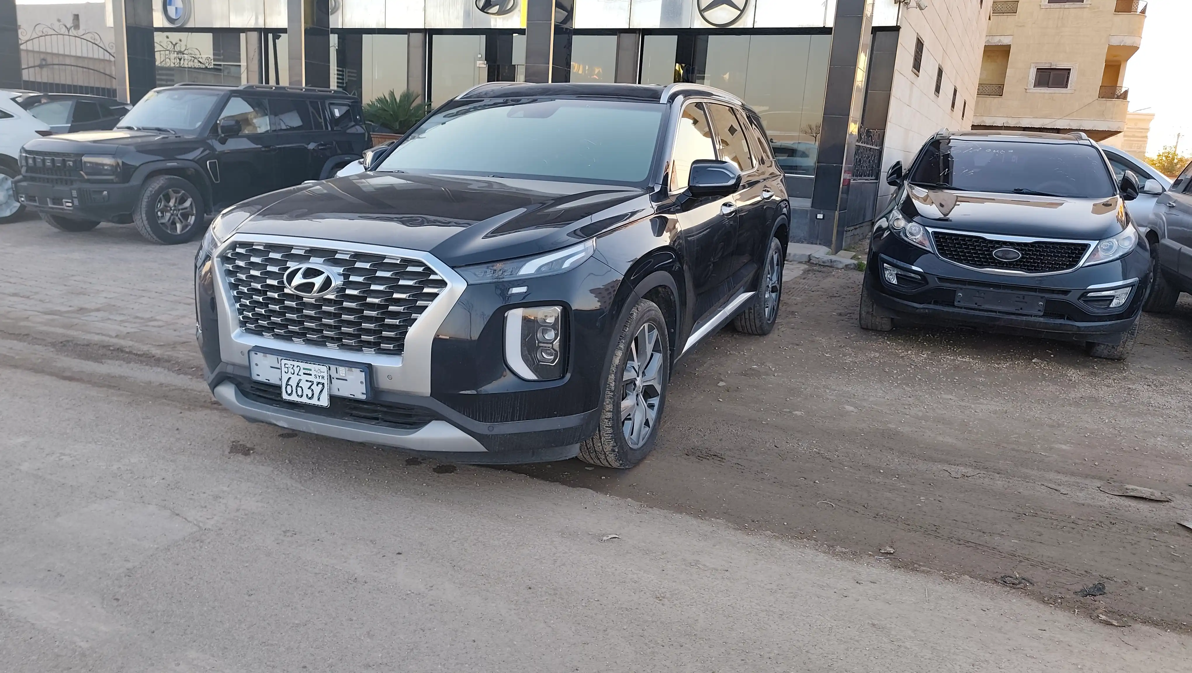 kilometrage car sale hyundai palisade standard suv used 2020 aleppo qe card image