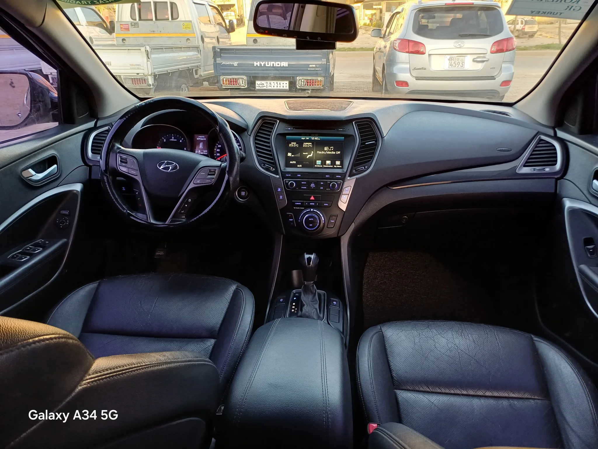 kilometrage car sale hyundai santa fe evgt suv used 2014 aleppo jq image