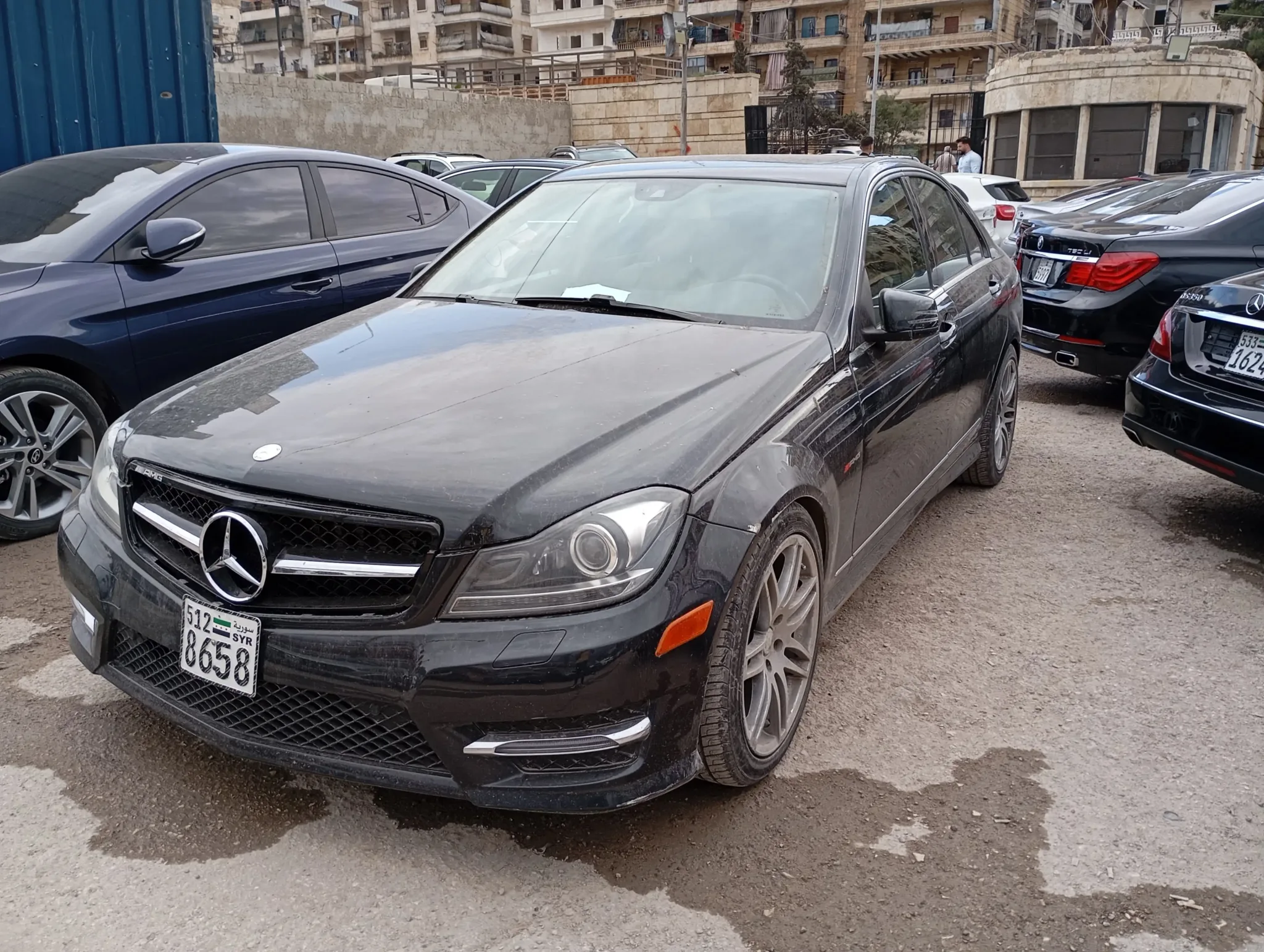 kilometrage car sale mercedes benz c class 200 sedan used 2013 aleppo nq card image