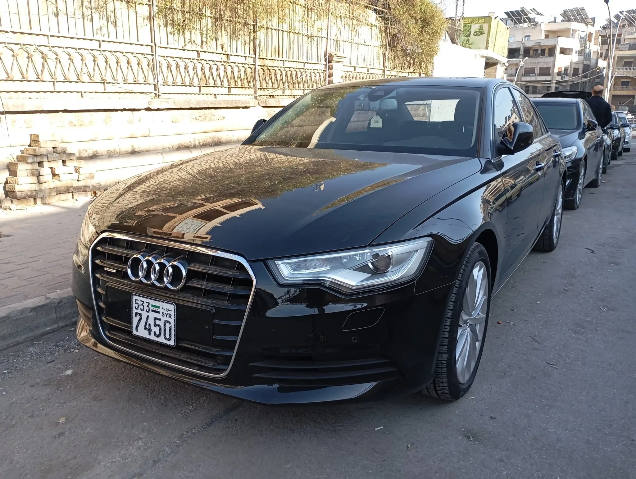 kilometrage car sale audi sedan used 2012 aleppo ai card image
