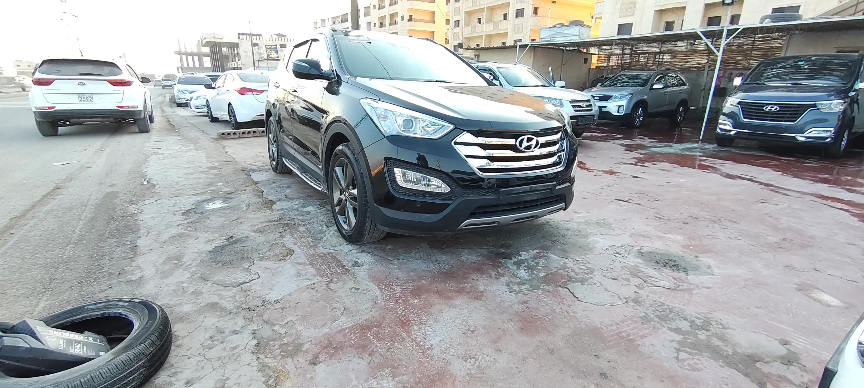 kilometrage car sale hyundai santa fe evgt suv used 2013 aleppo st image