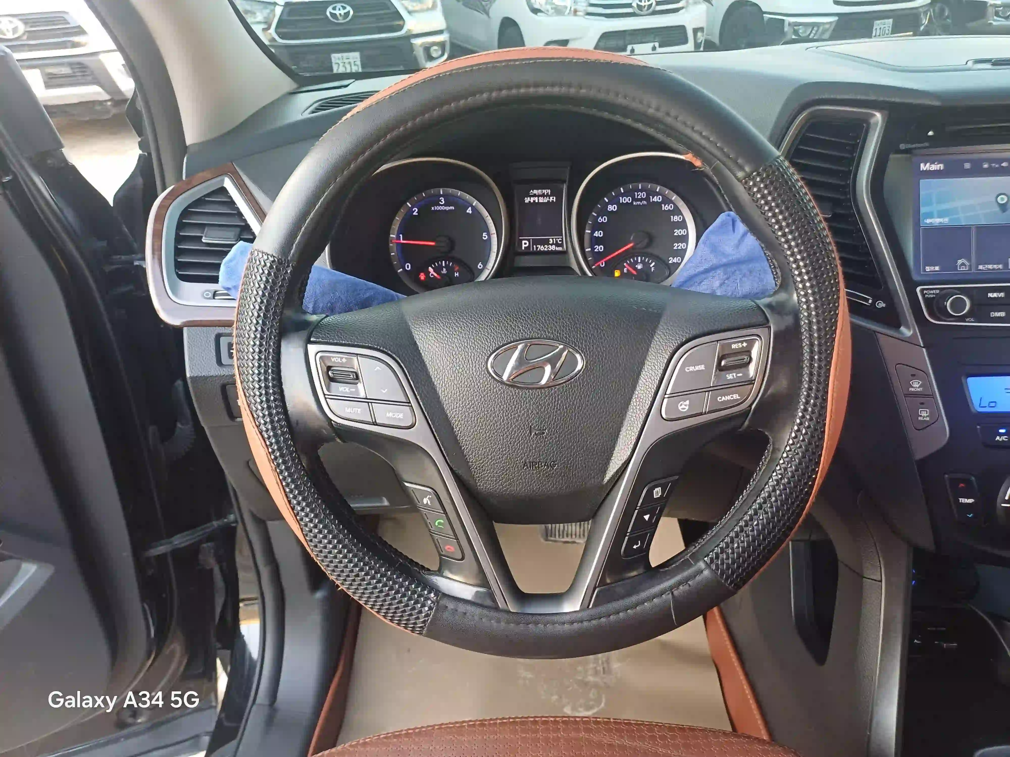 kilometrage car sale hyundai santa fe evgt suv used 2013 aleppo py image