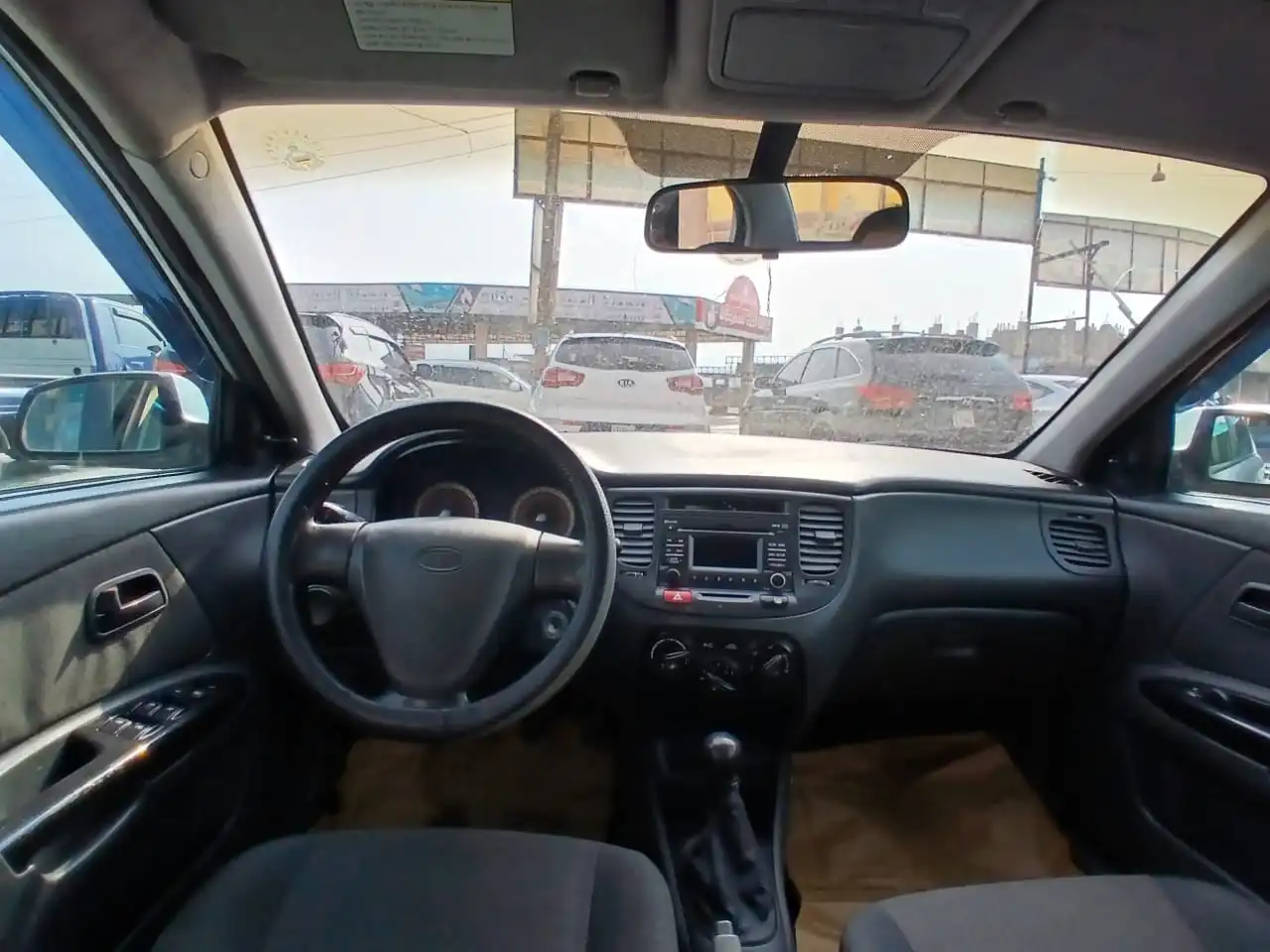 kilometrage car sale kia rio s sedan 2011 aleppo vu image