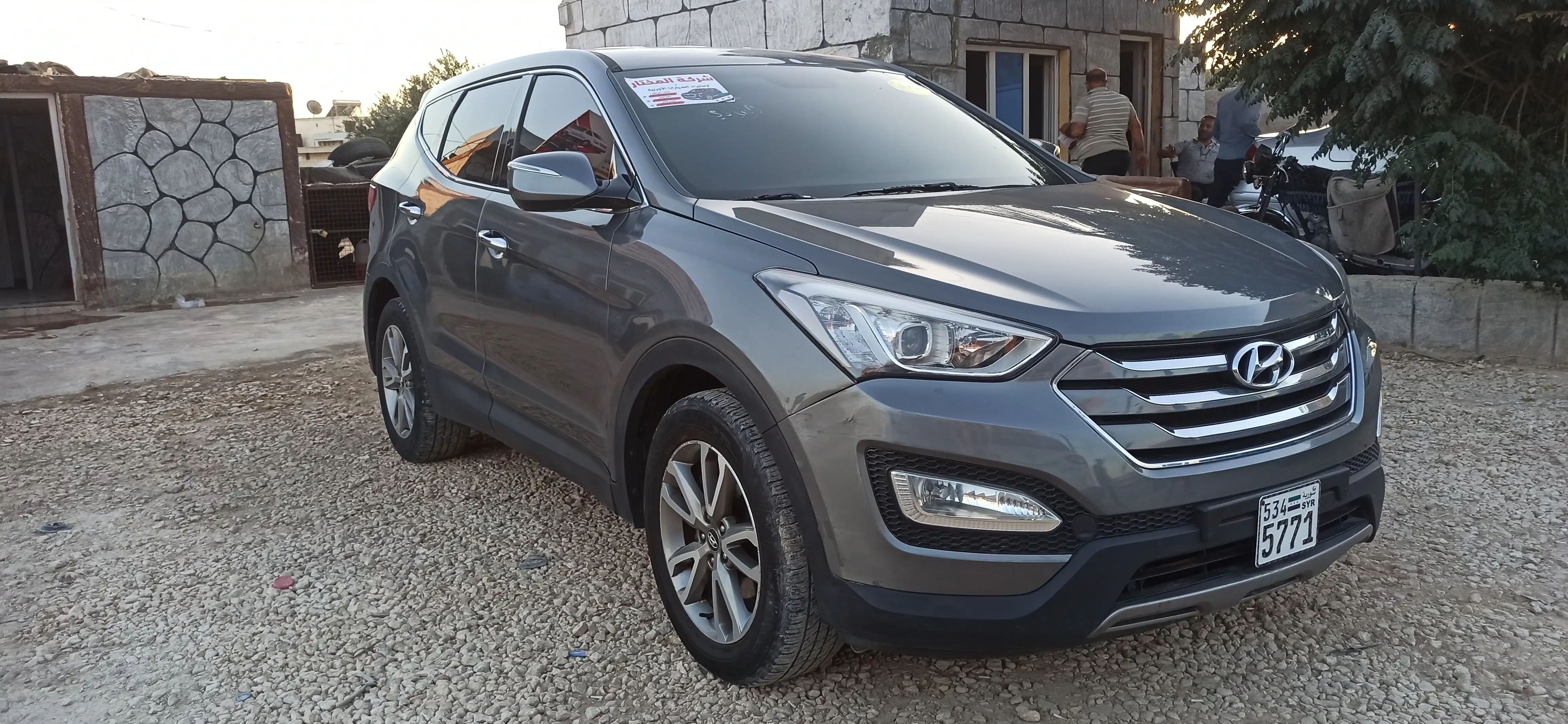 kilometrage car sale hyundai santa fe evgt suv used 2014 aleppo xn image