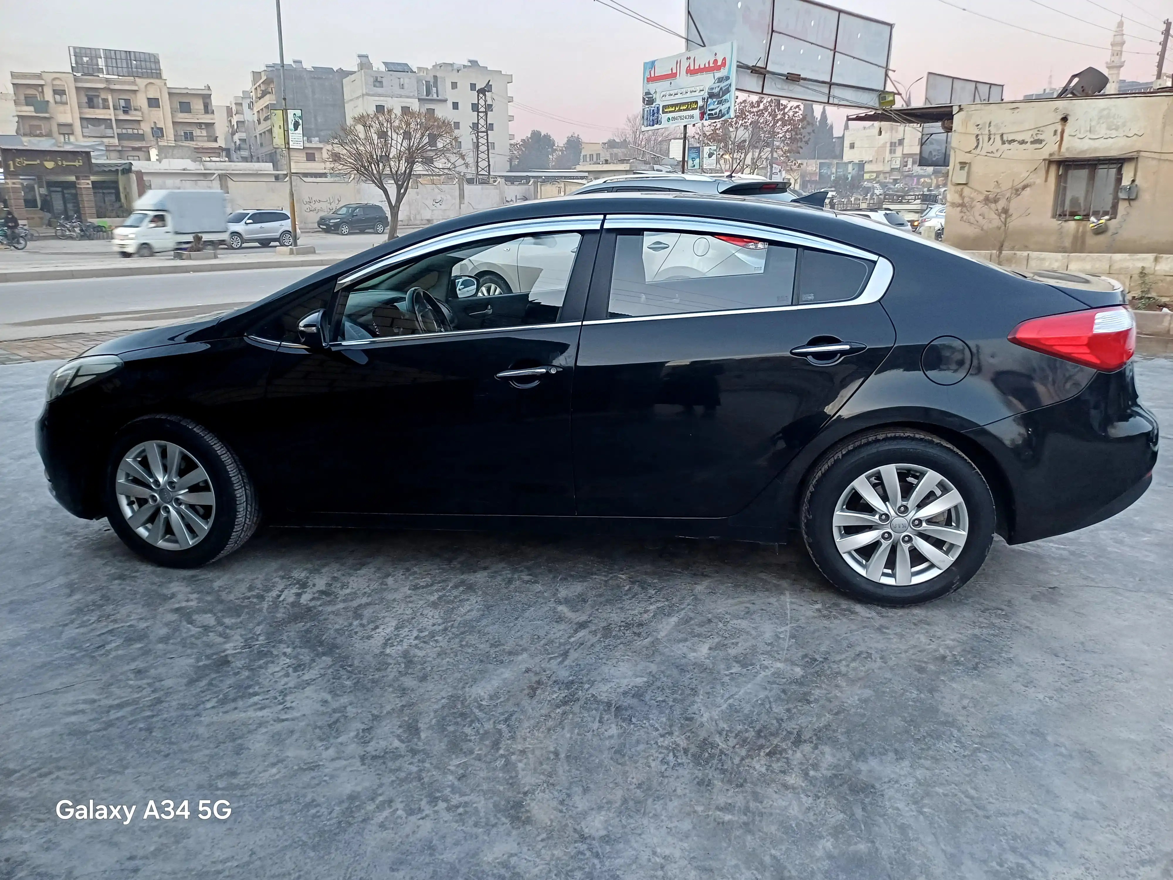 kilometrage car rent kia k3 lx sedan used 2014 aleppo ot image